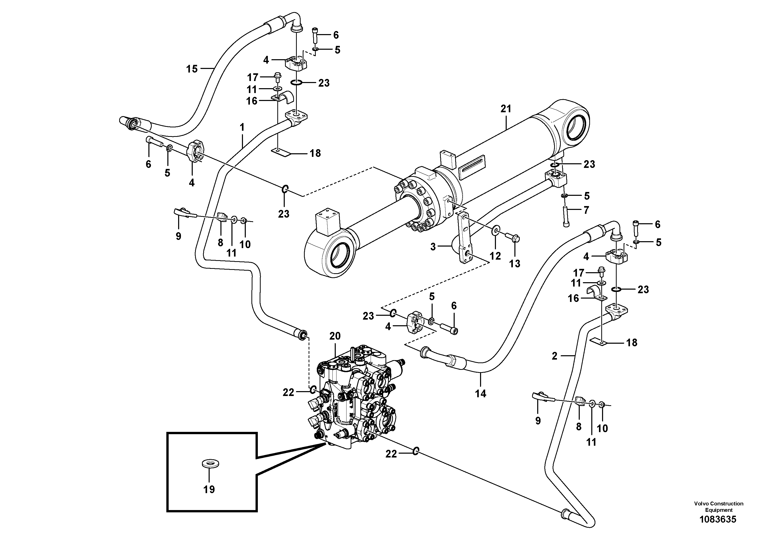Feed Line VOE16060830 VOLVO