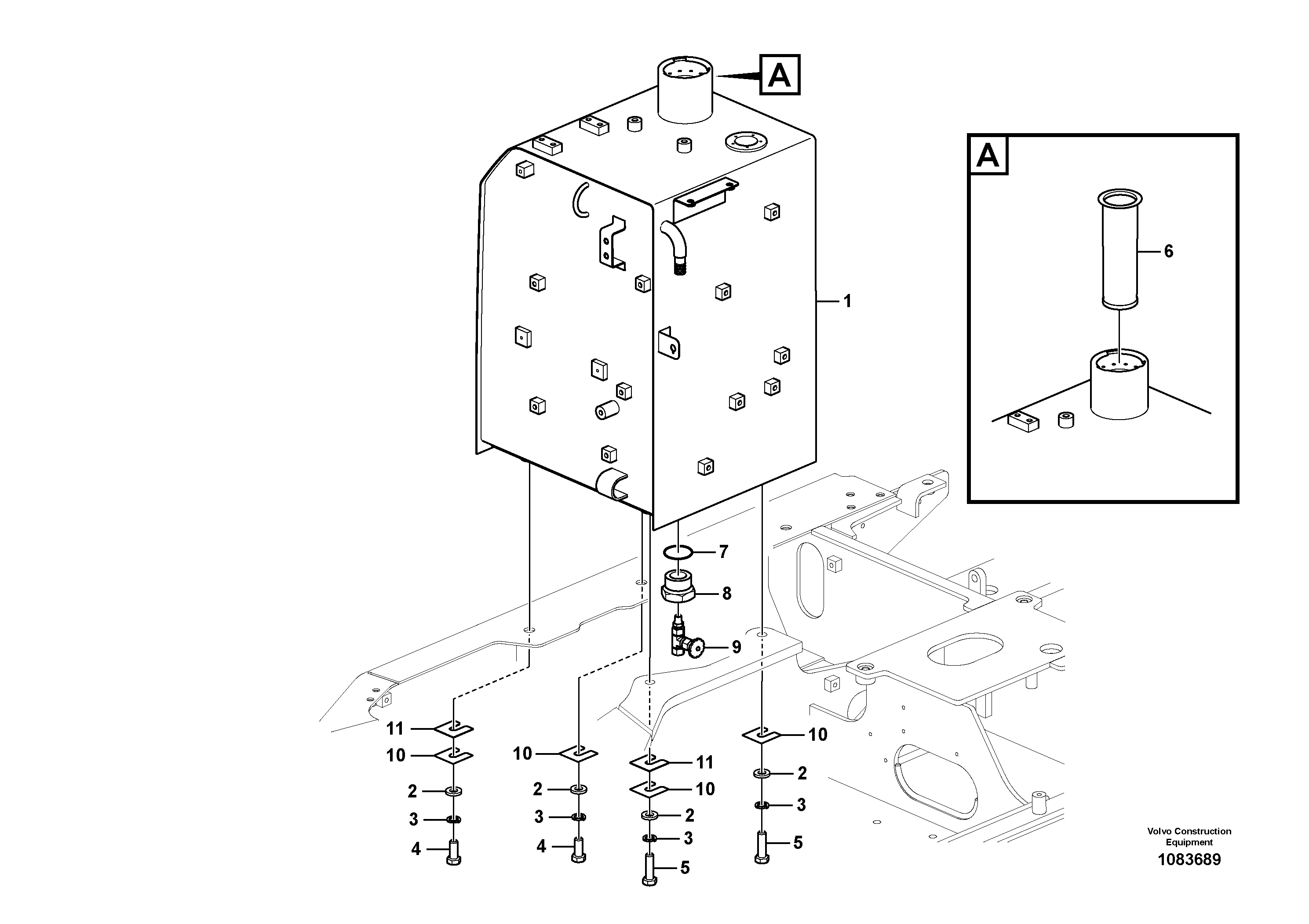 Coal Bucket VOE14657091 VOLVO