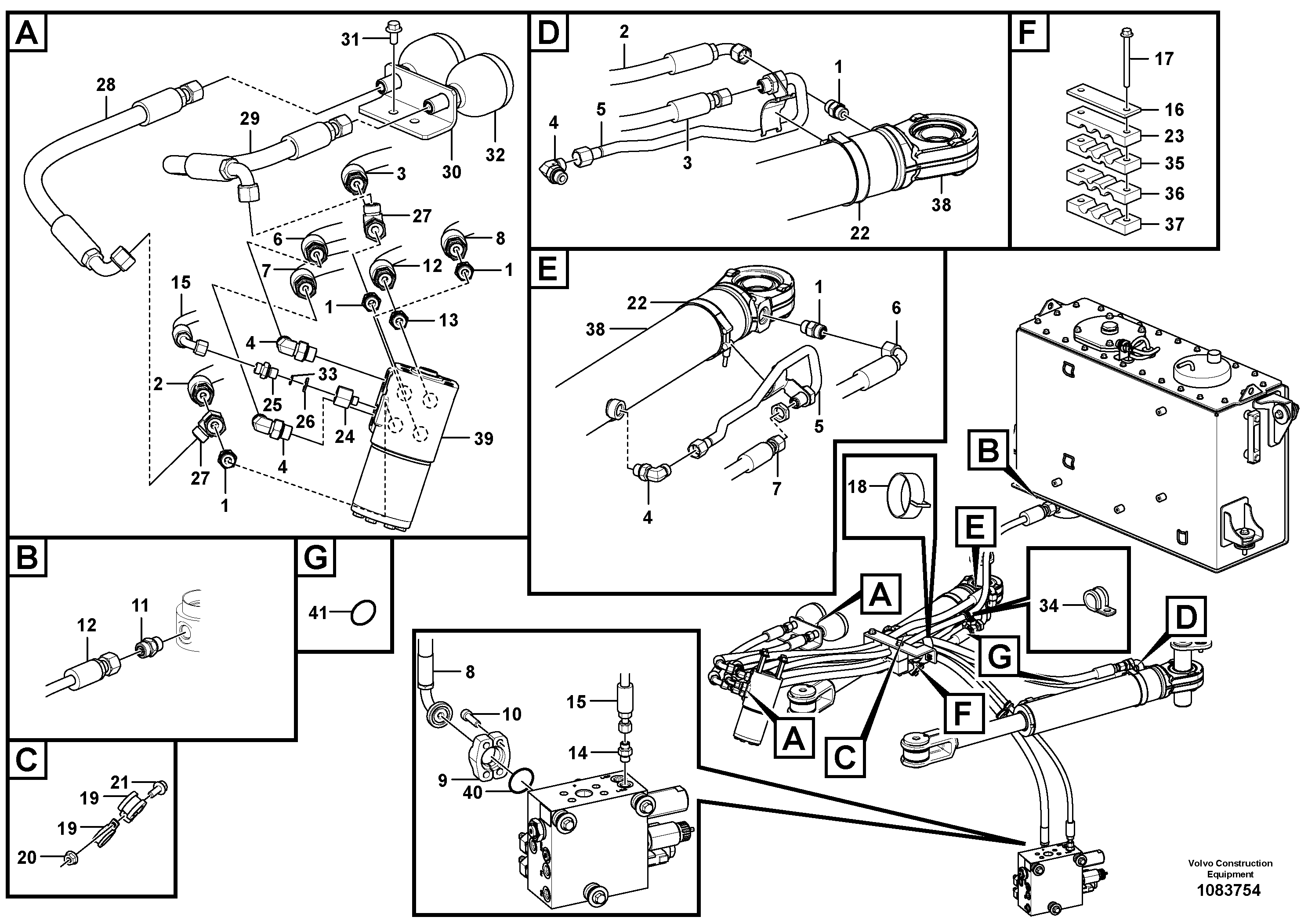 Timing gear casing VOE936348 VOLVO