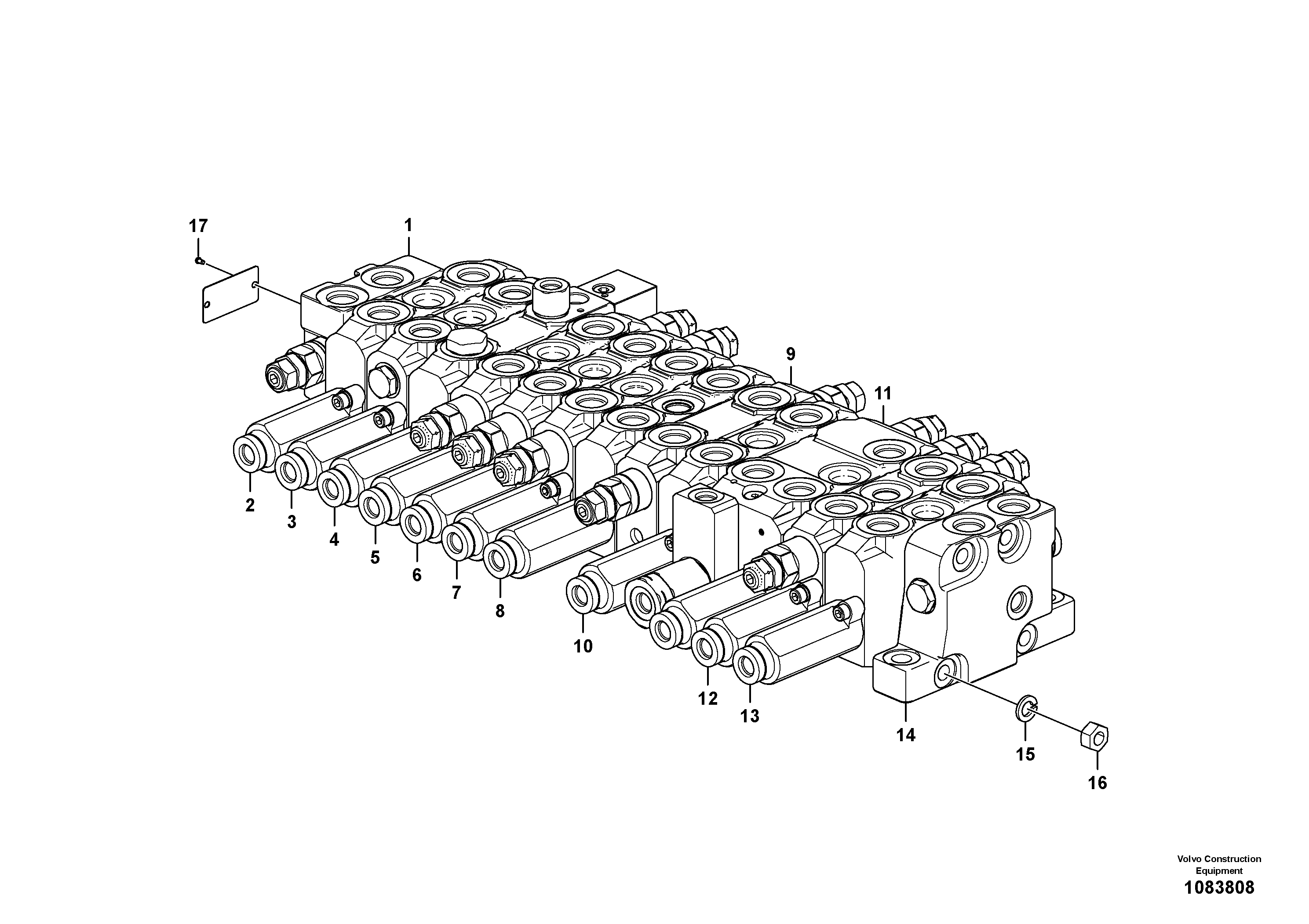 Shaft Guide VOE14693775 VOLVO