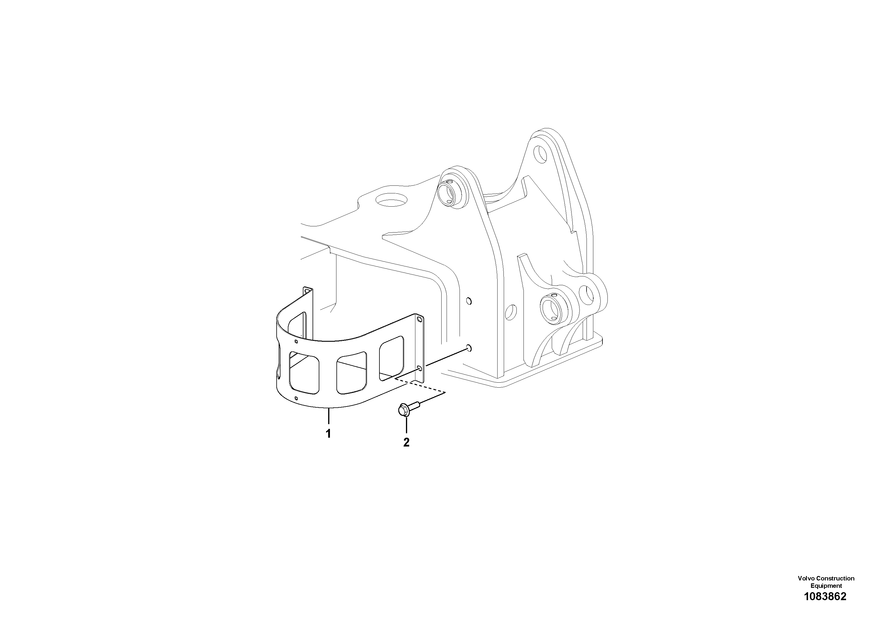 Seat frame VOE14704900 VOLVO
