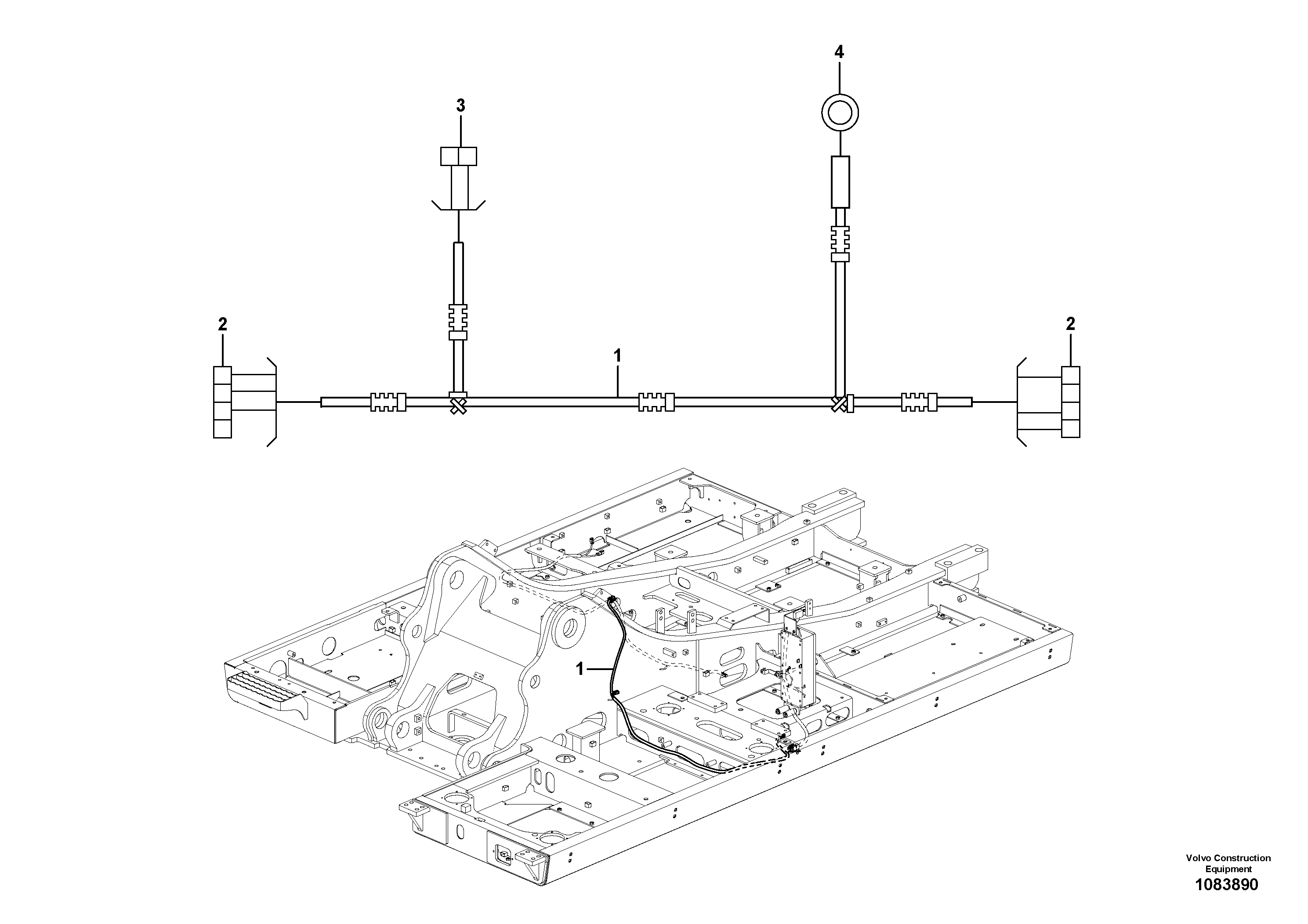 Support Leg VOE14692218 VOLVO