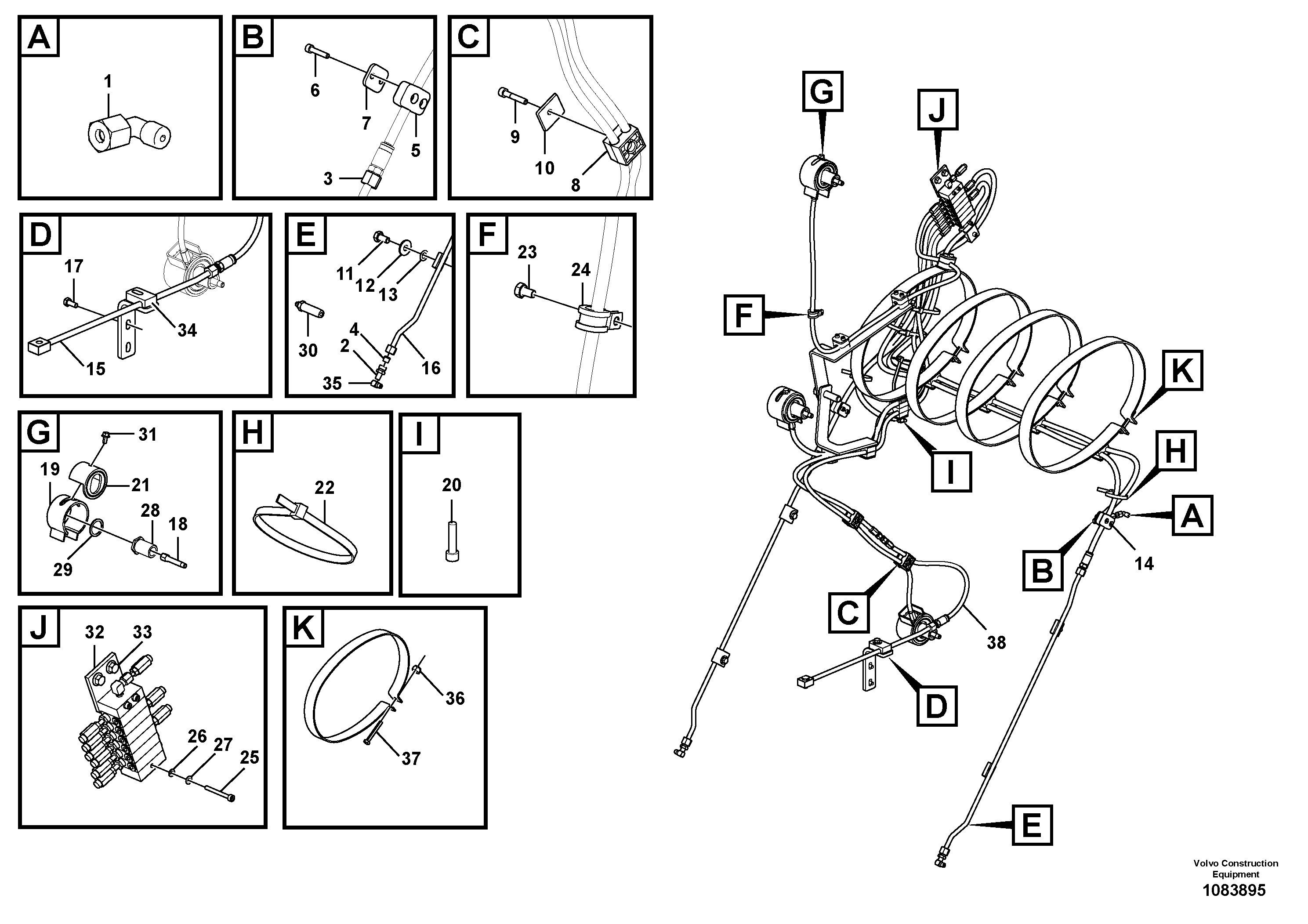 Hammer plate VOE16053863 VOLVO