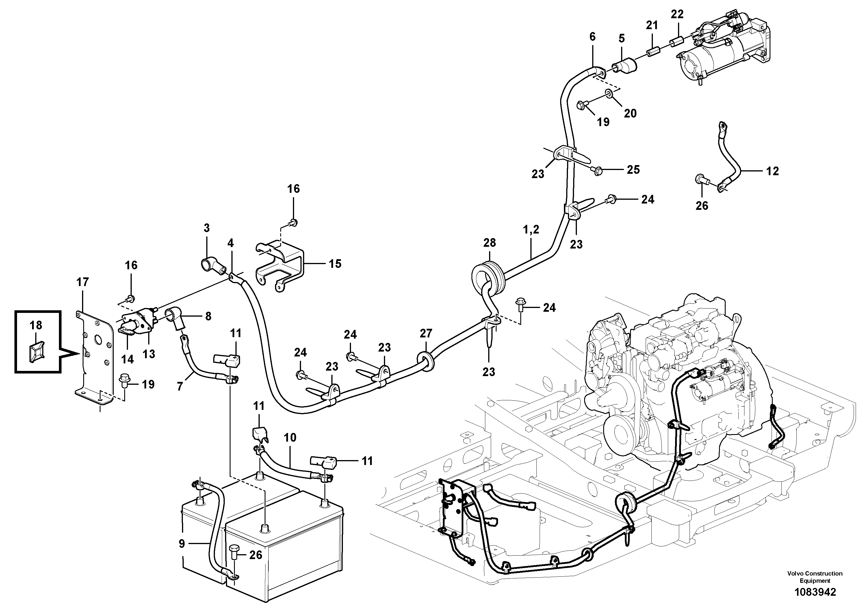 Brush Bearing VOE14682049 VOLVO