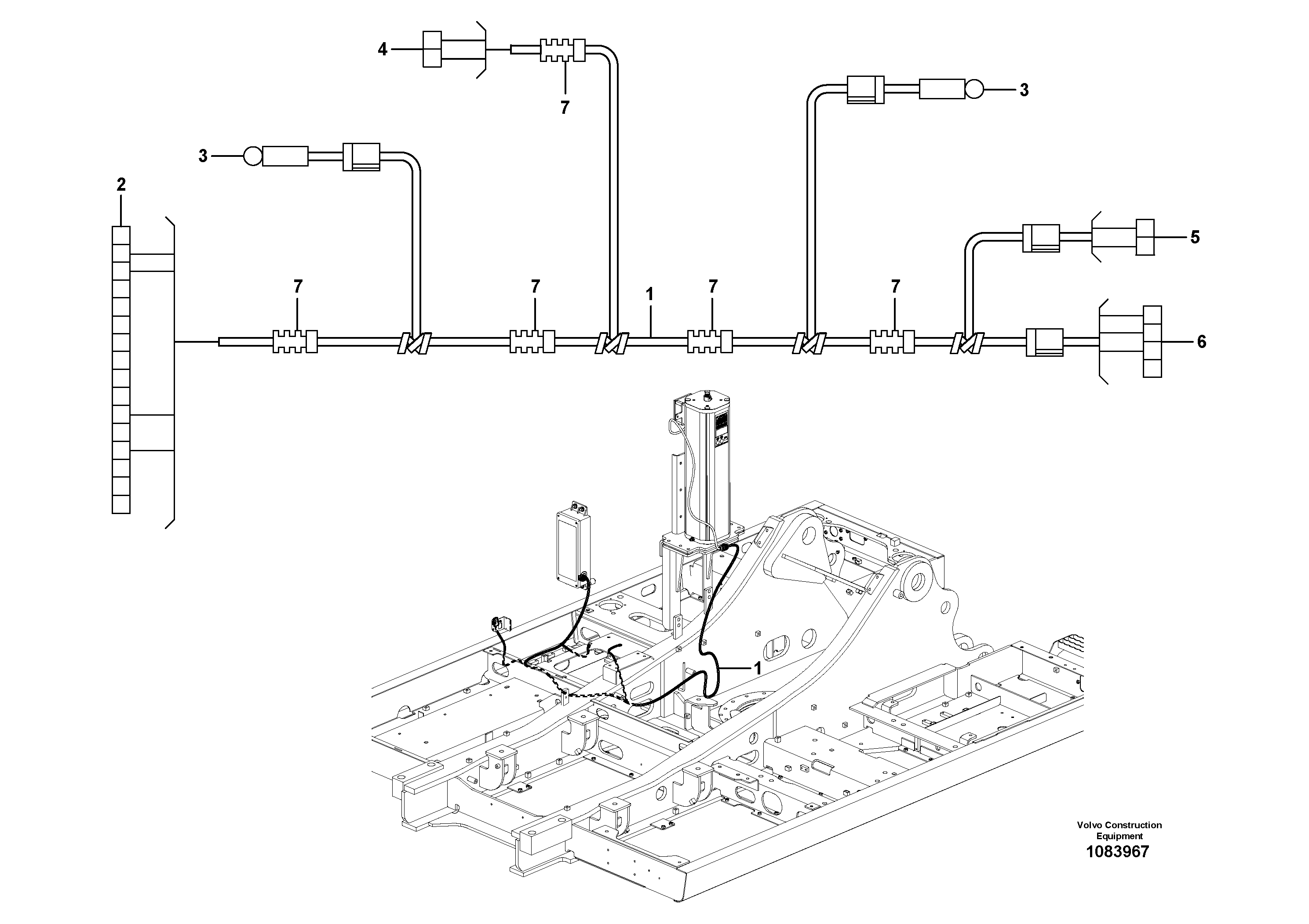 Seal kit, piston rod VOE14612663 VOLVO