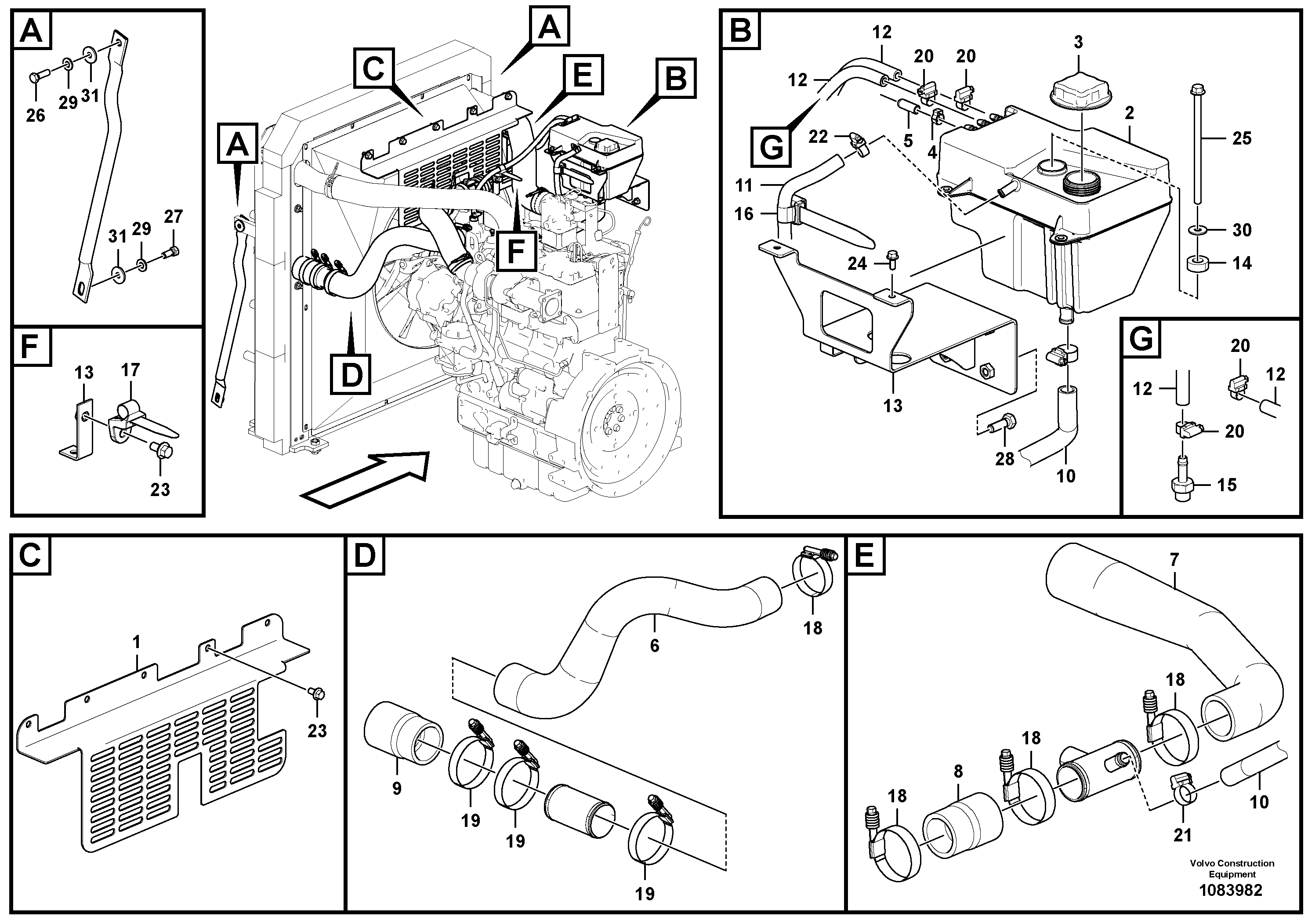 Boom Cylinder VOE14698475 VOLVO