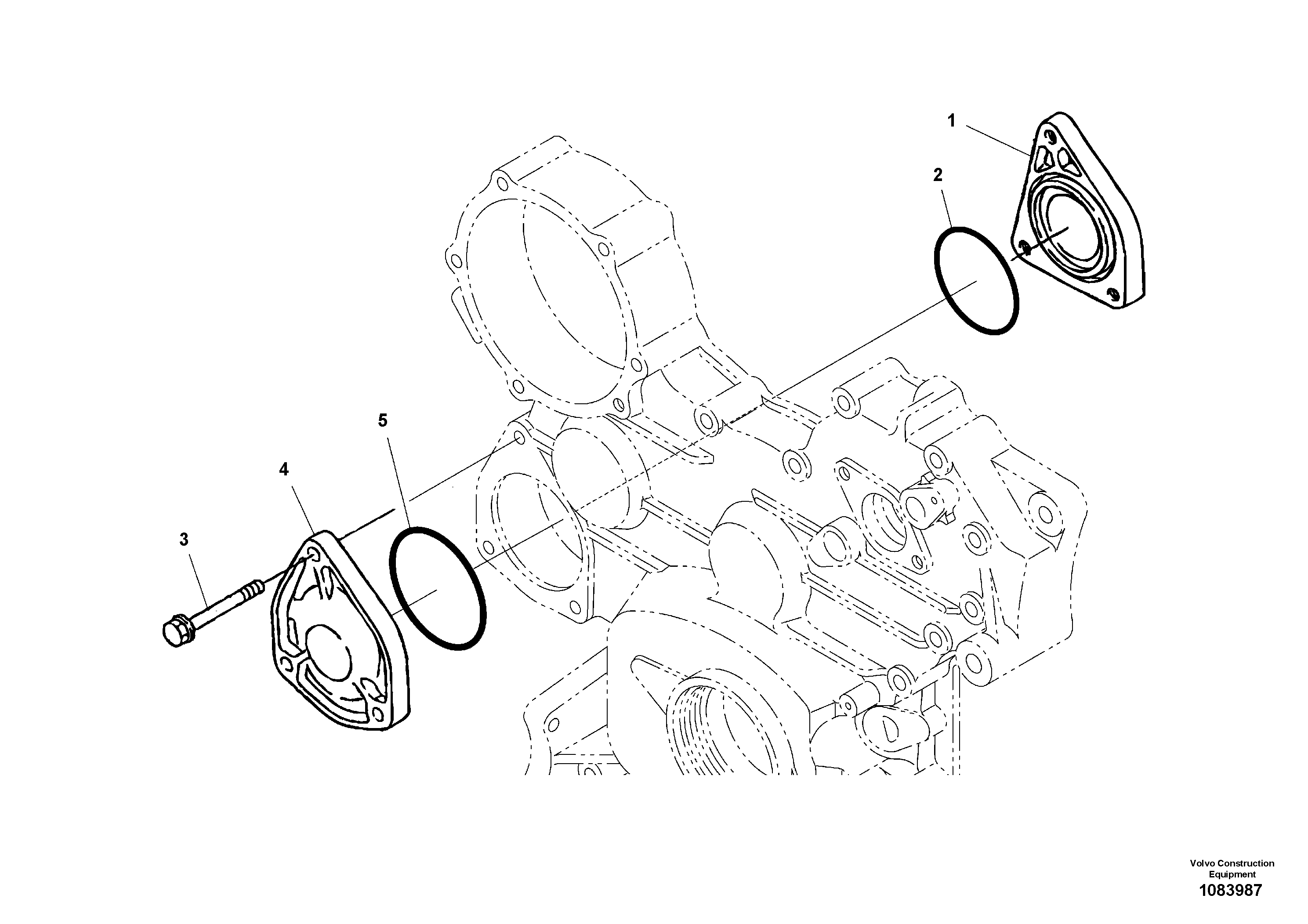 Protecting cover VOE22803389 VOLVO