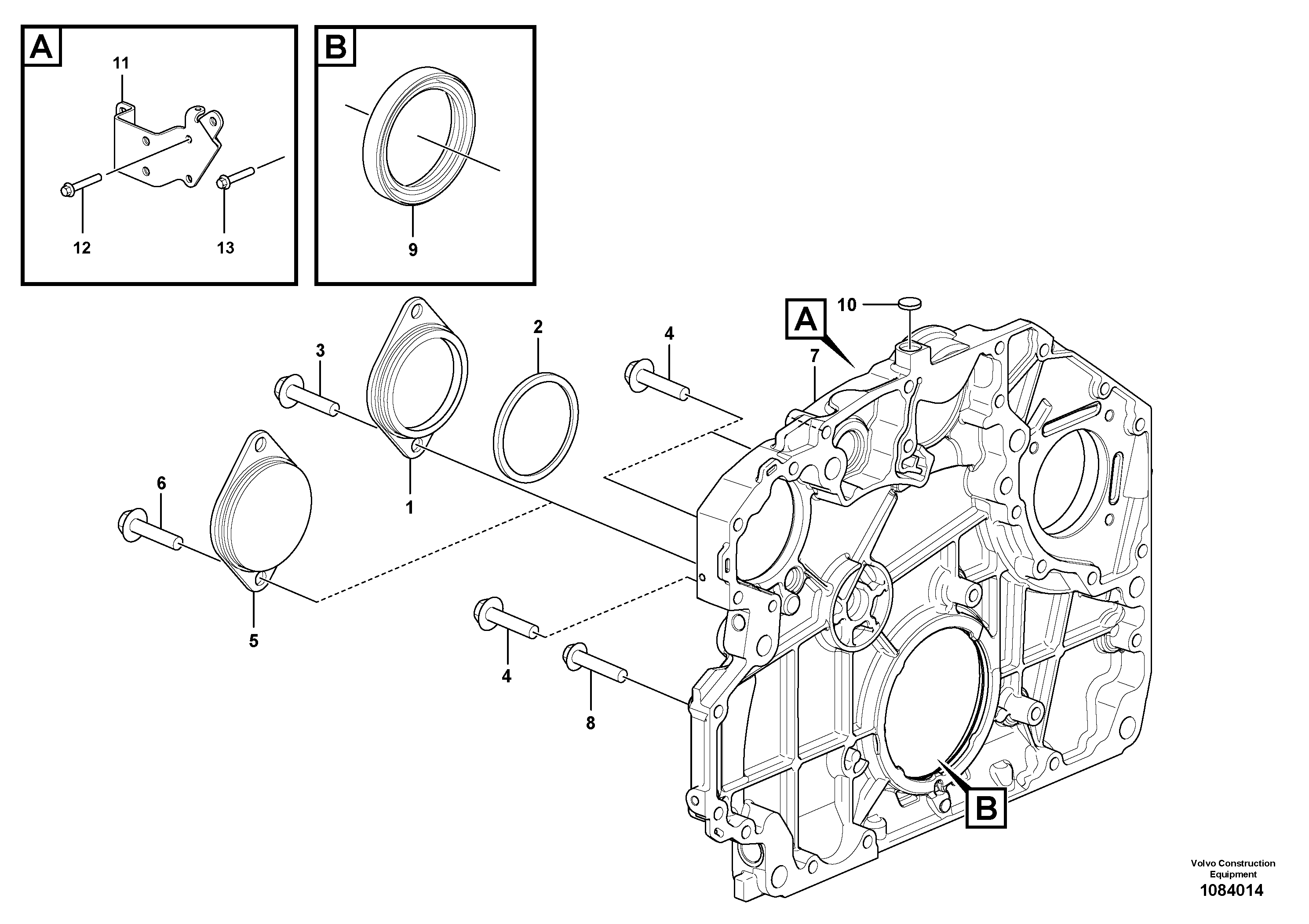 Seat frame VOE22582175 VOLVO