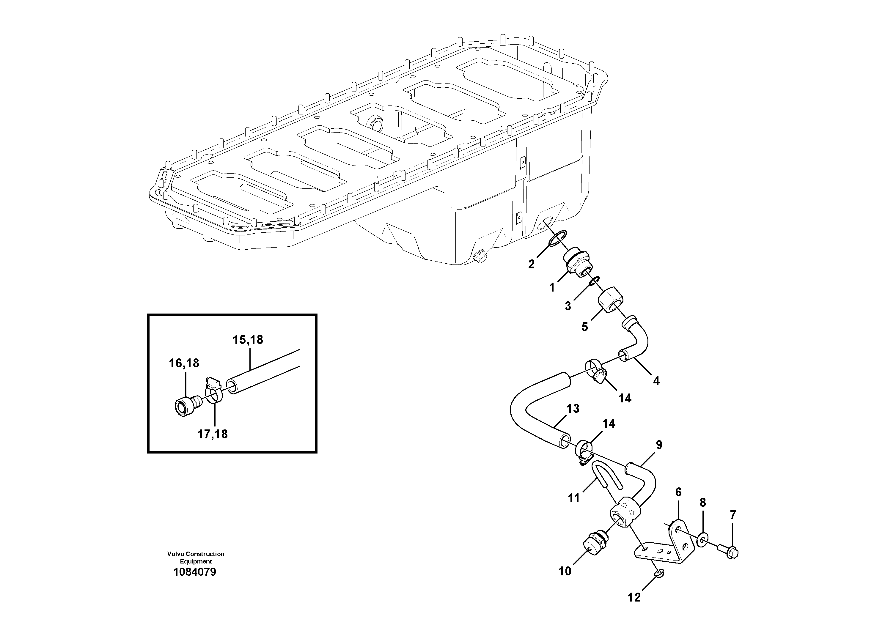 Seat frame VOE16845397 VOLVO
