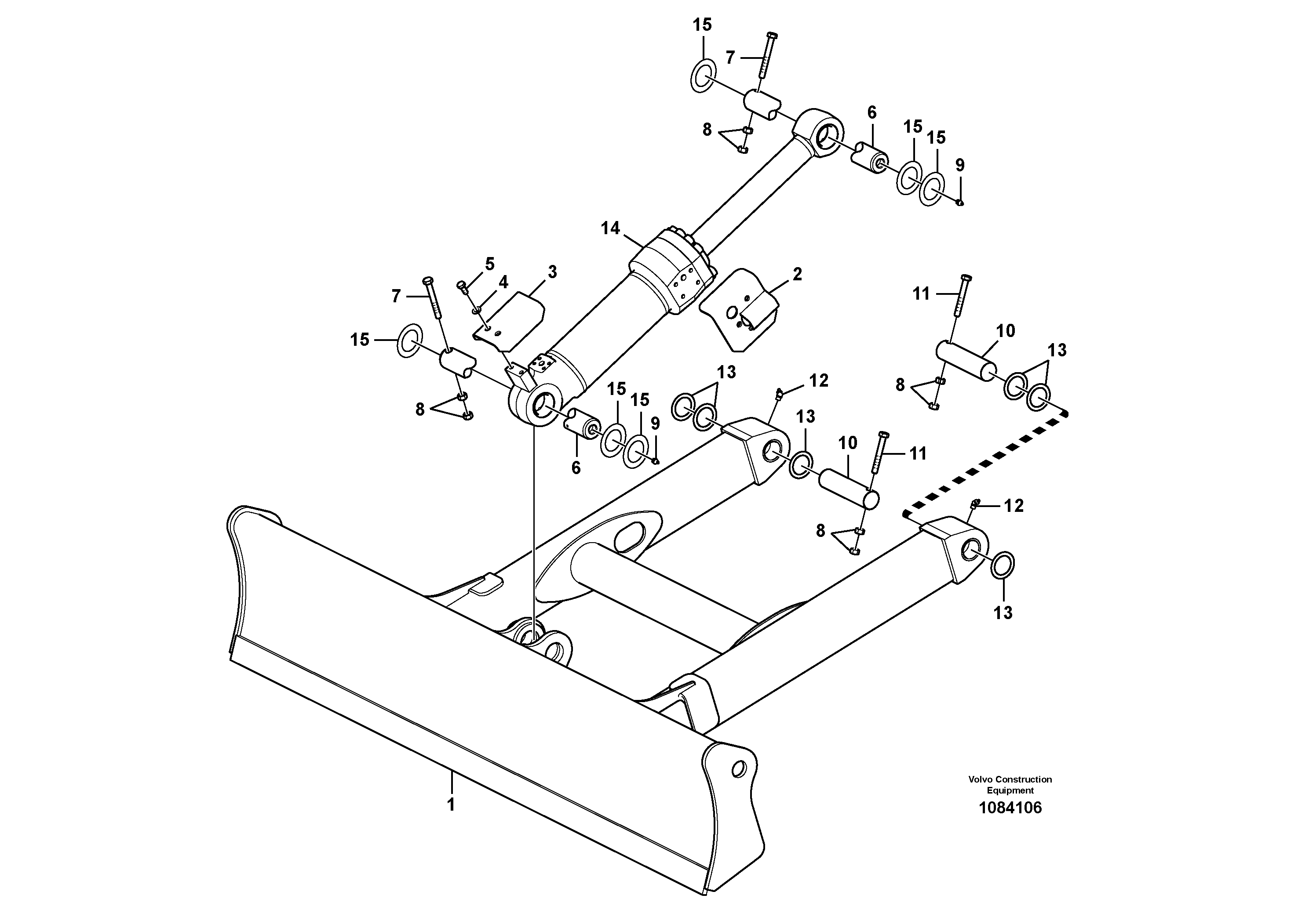 Dozer Blade VOE14725463 VOLVO