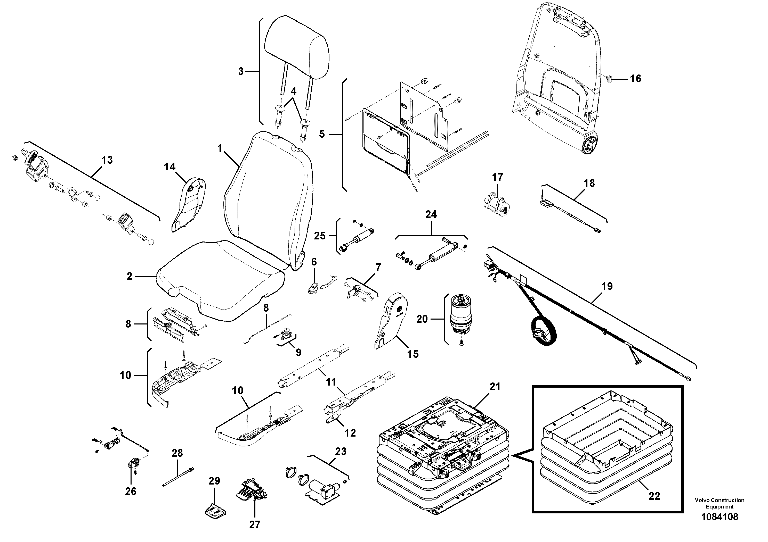 Map Read Lamp VOE14662940 VOLVO