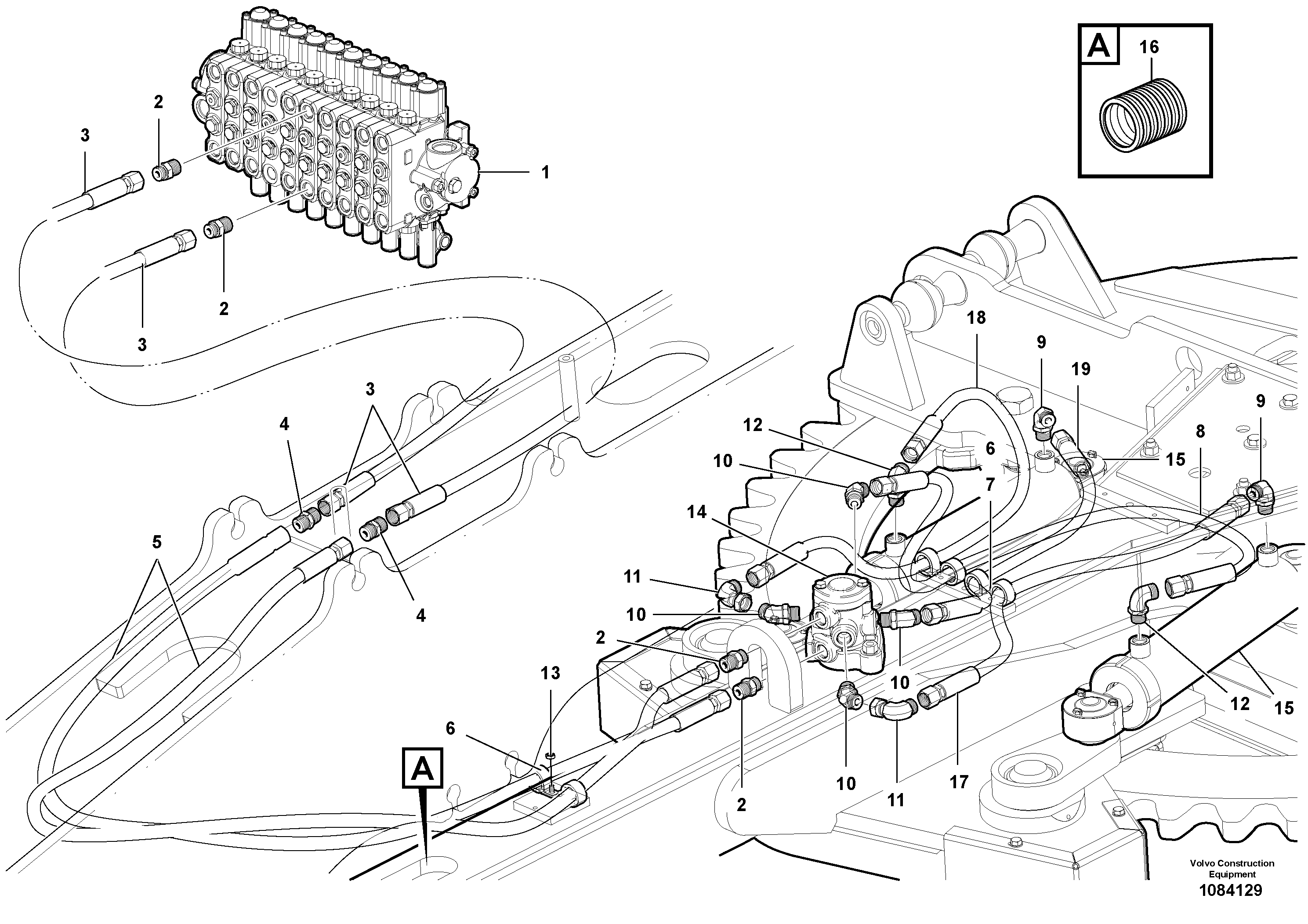 Fuel miser valve VOE15409580 VOLVO