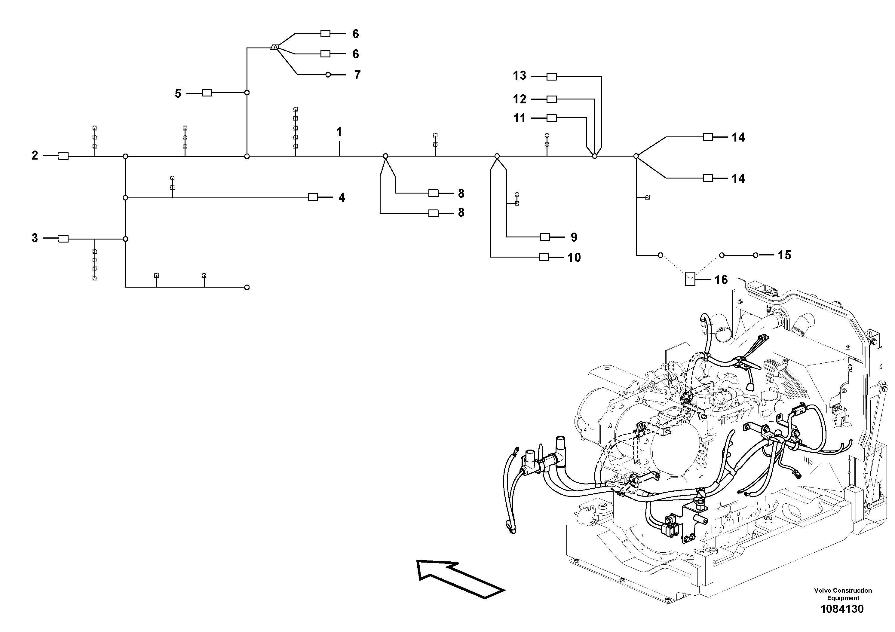 Support Section VOE16650511 VOLVO