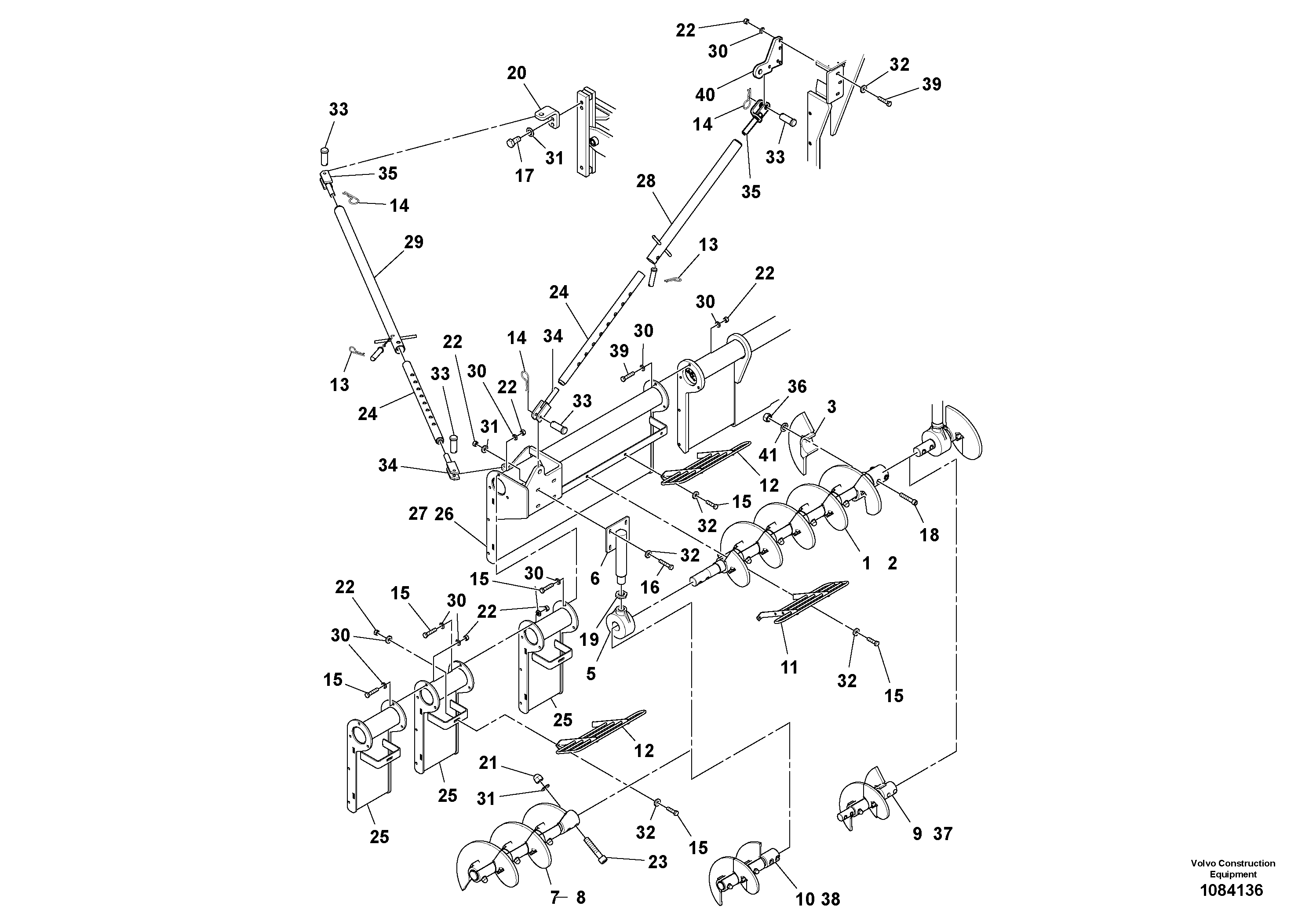 Seat frame RM/VOE12787281 VOLVO