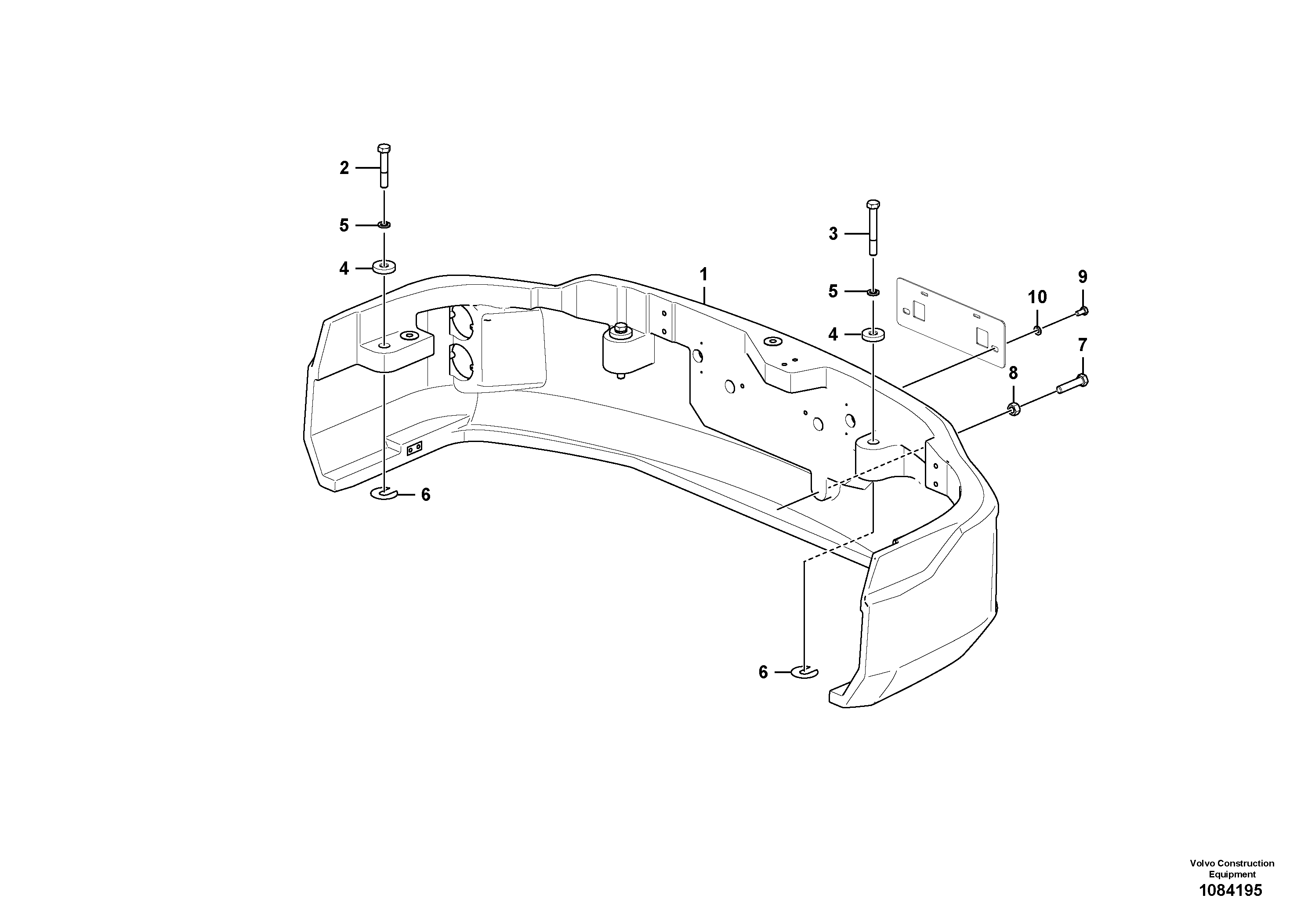 Counterweight VOE14712401 VOLVO