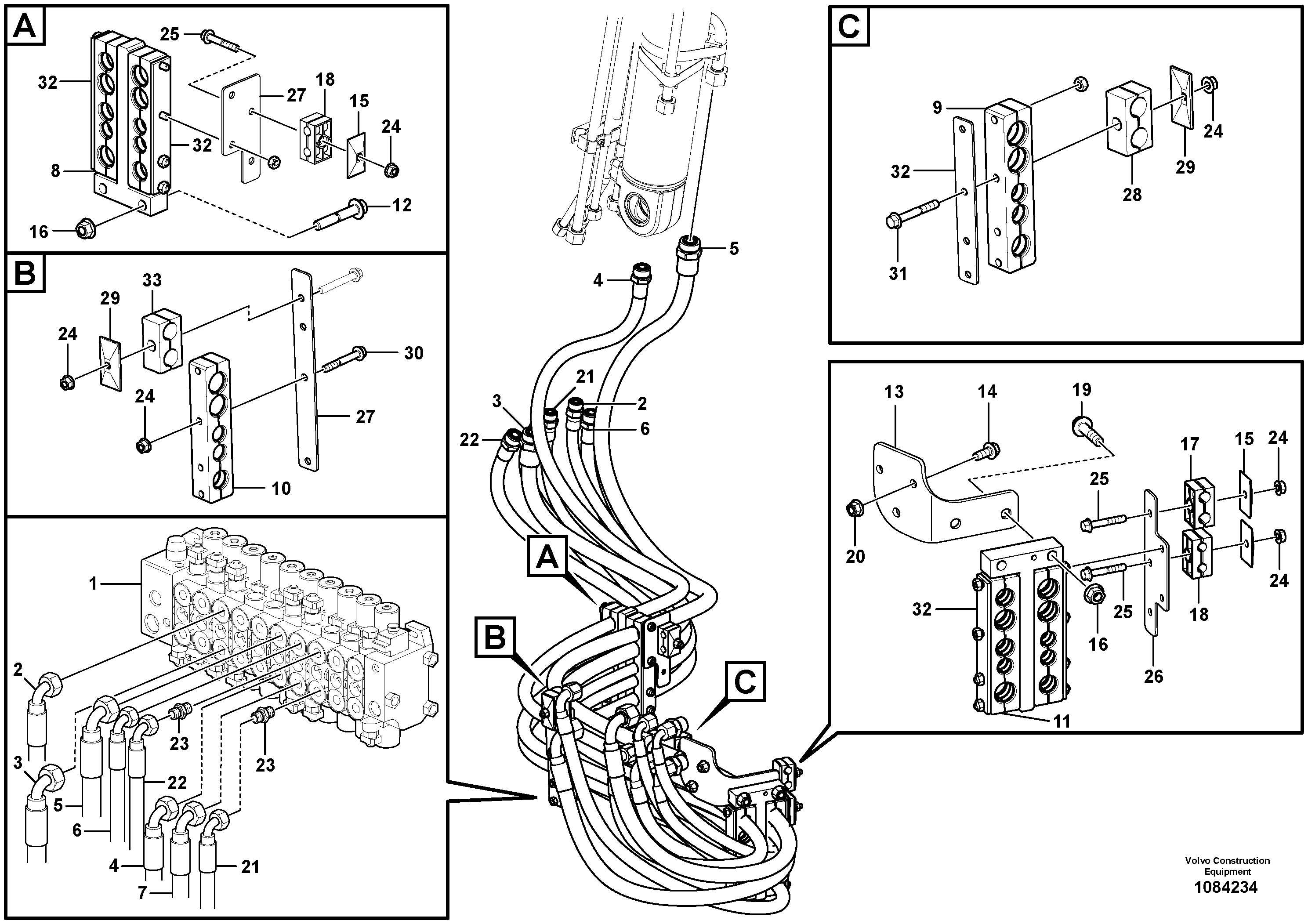Timing gear casing VOE16223233 VOLVO