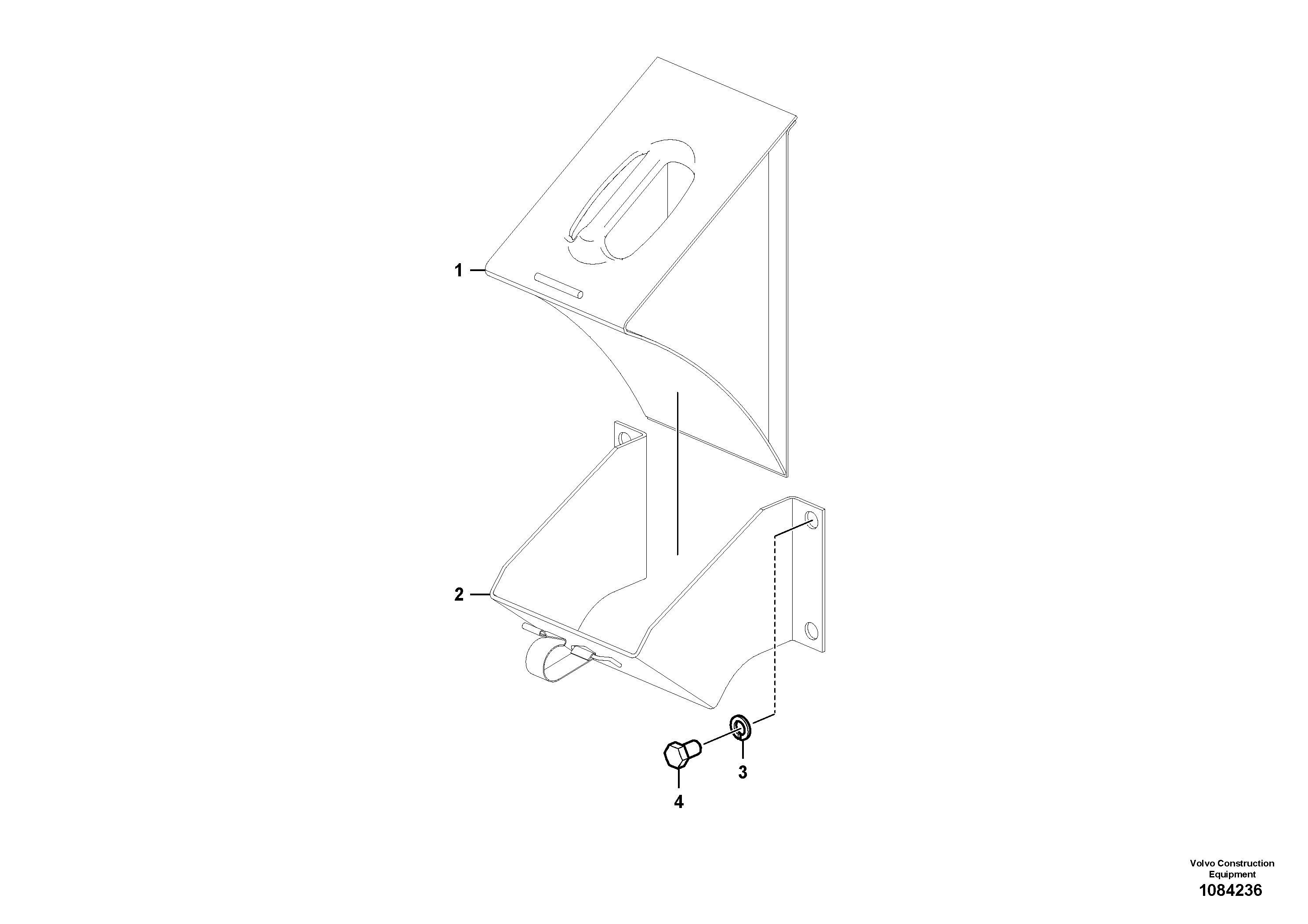Seat frame VOE14695591 VOLVO