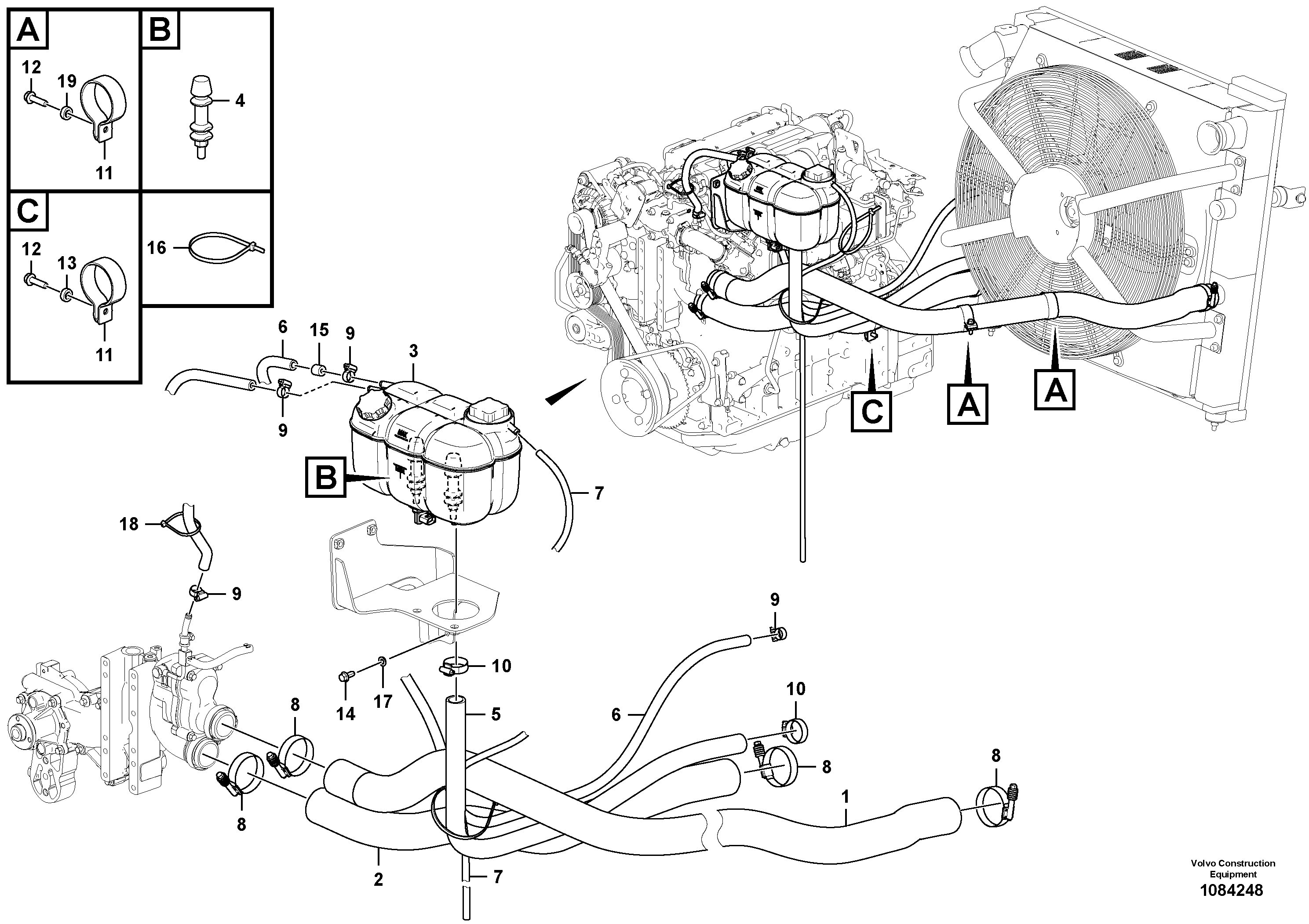 Spltr Housing VOE15224184 VOLVO