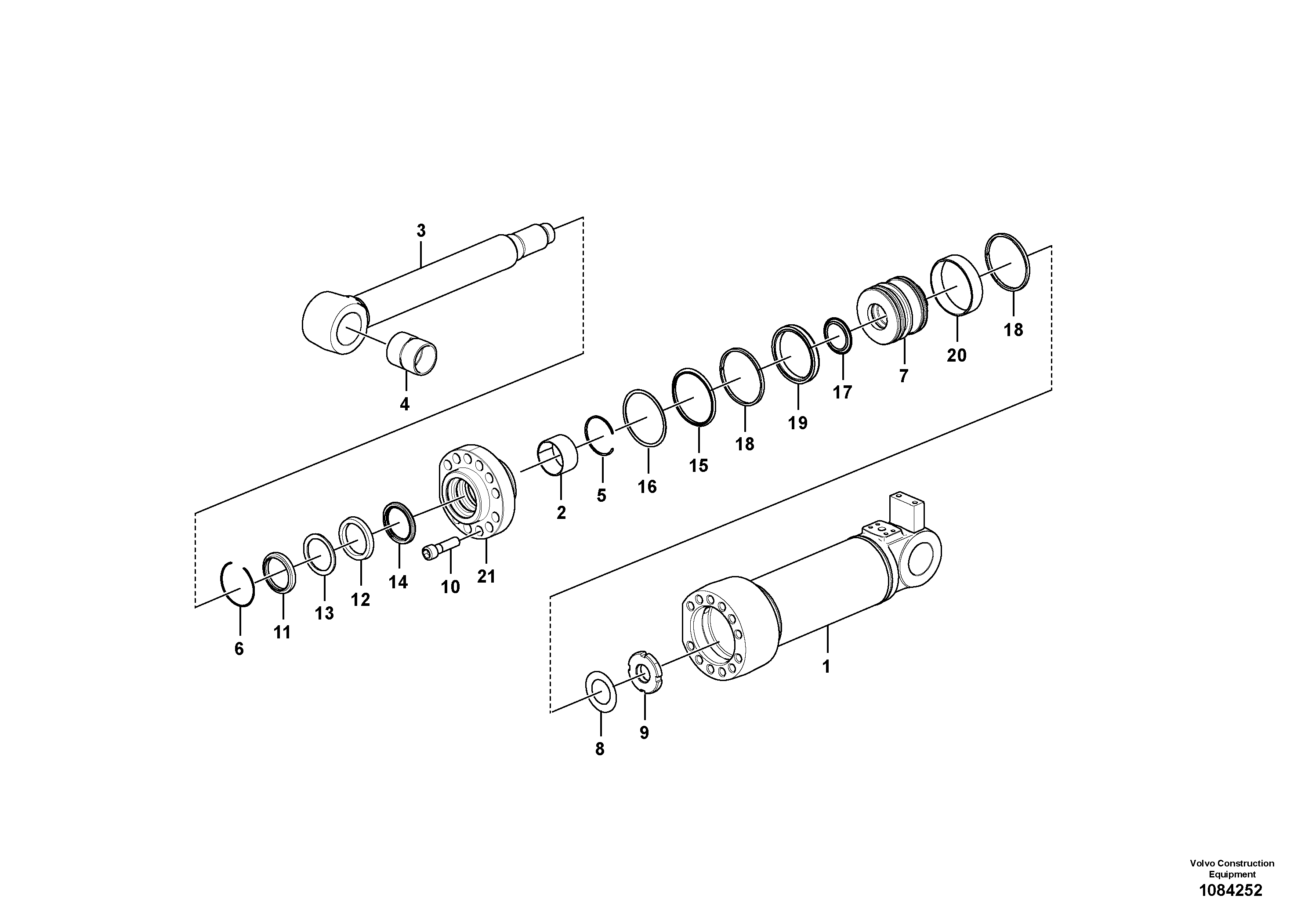 Control panel VOE14684535 VOLVO
