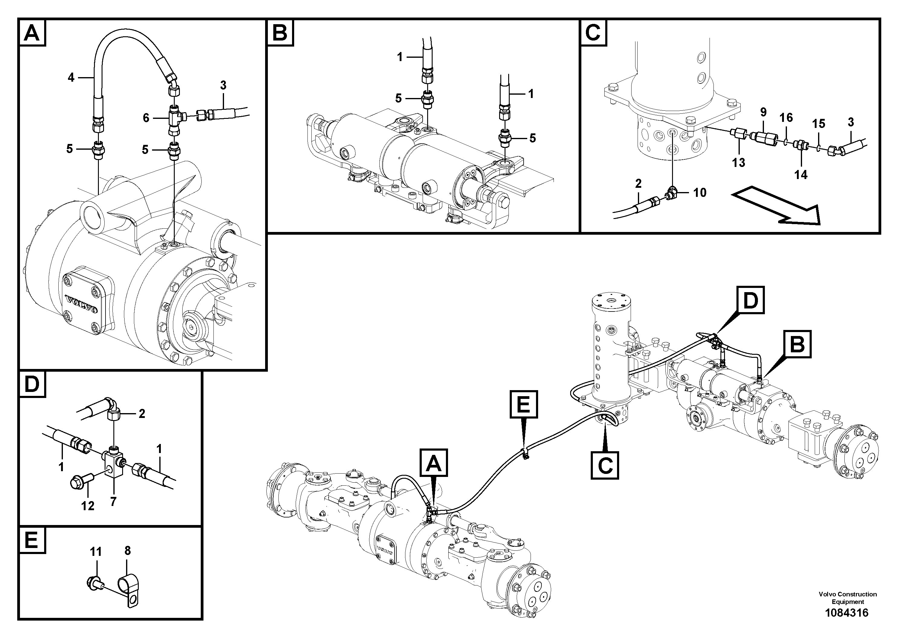 Timing gear casing VOE14695746 VOLVO