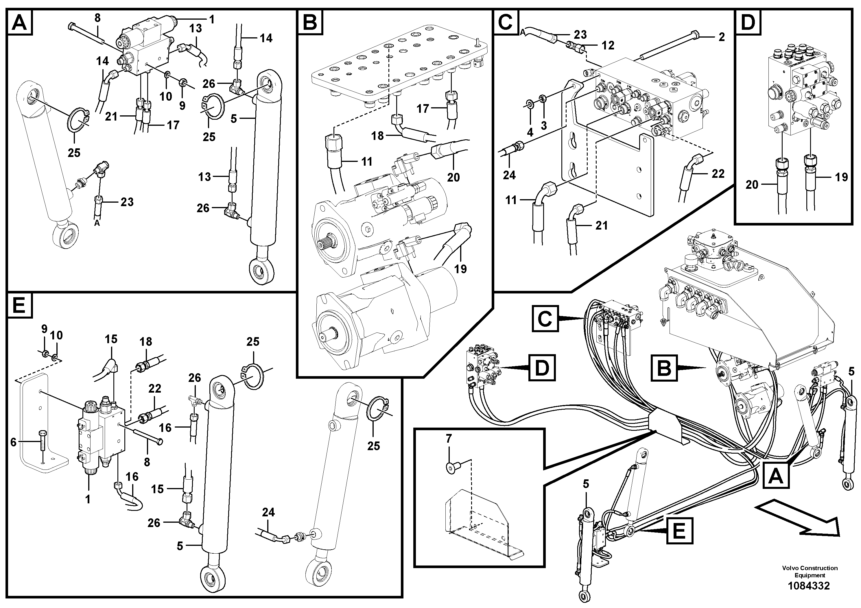 Timing gear casing VOE12799616 VOLVO