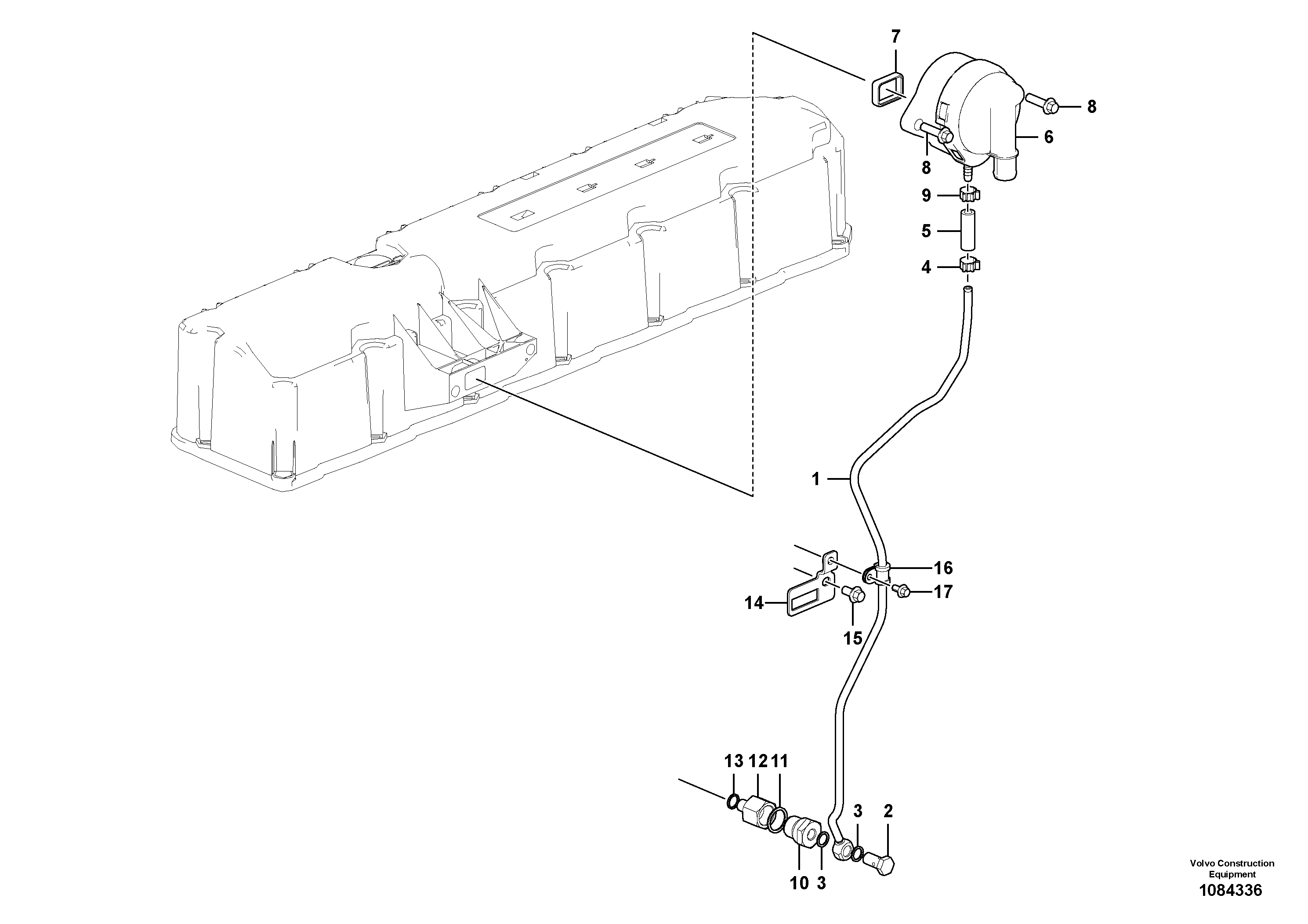 Piston Pin VOE22347174 VOLVO