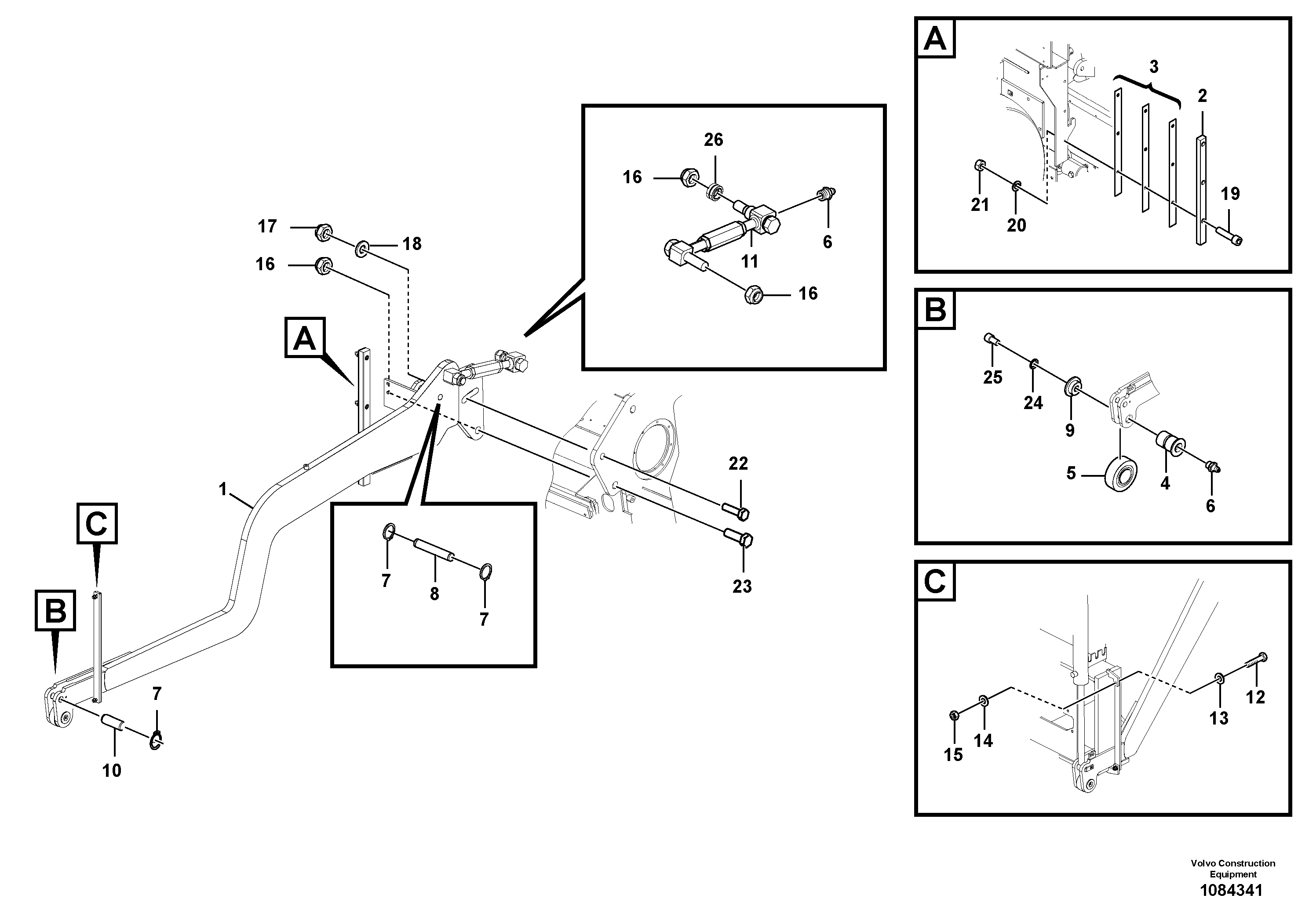 Towing Arm RM/VOE12821116 VOLVO