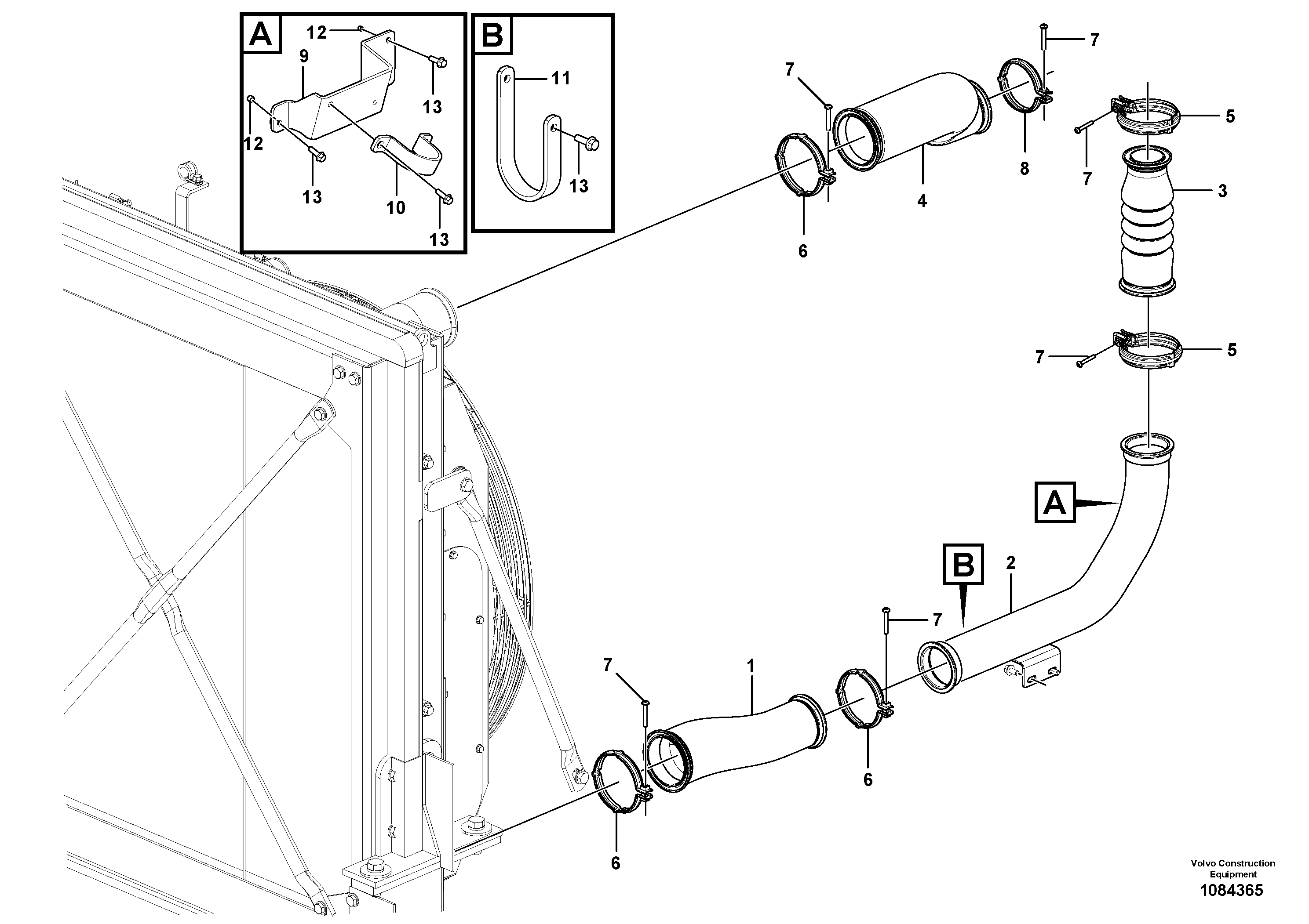 Seat frame VOE16049798 VOLVO
