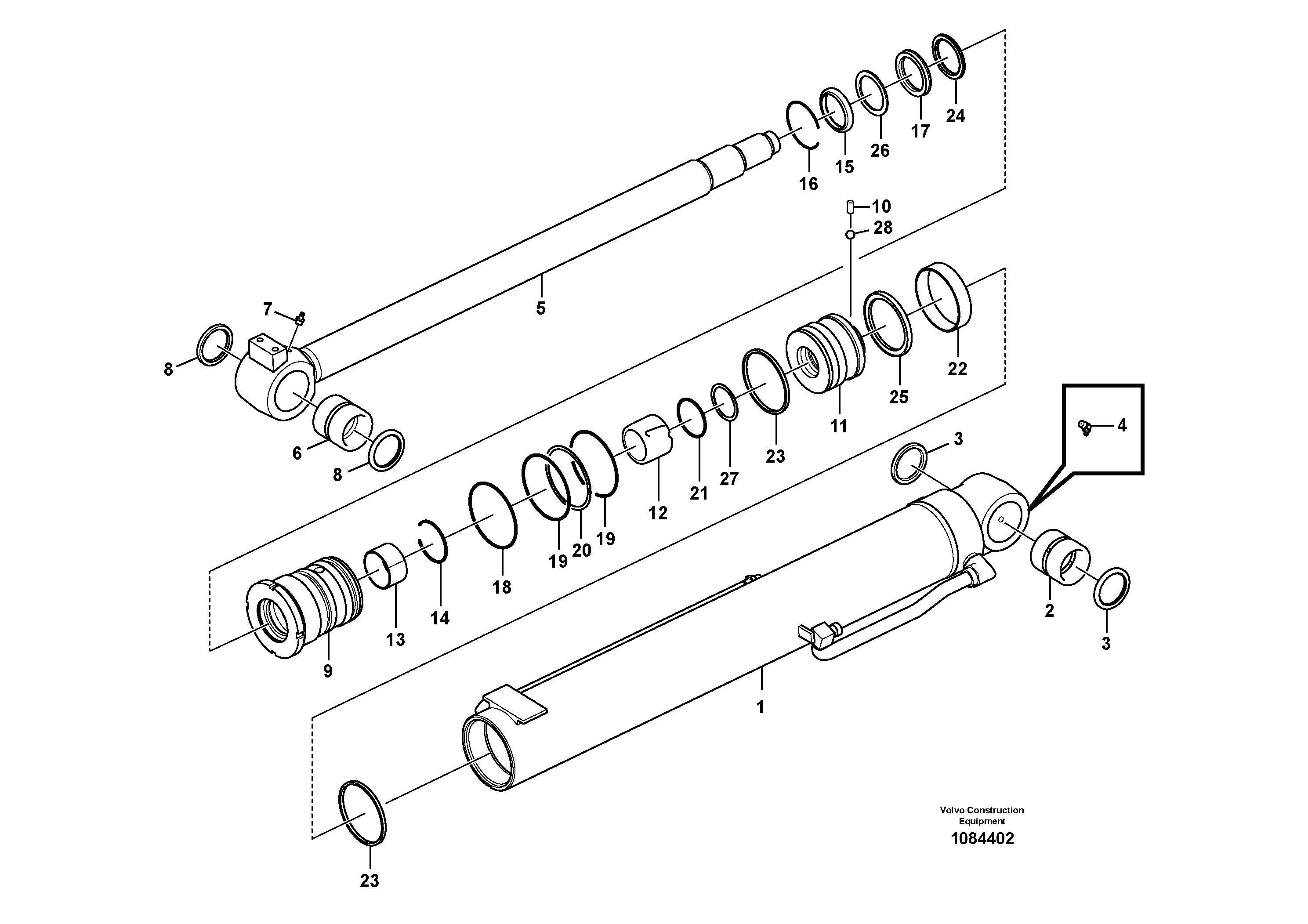 Rod VOE14696635 VOLVO