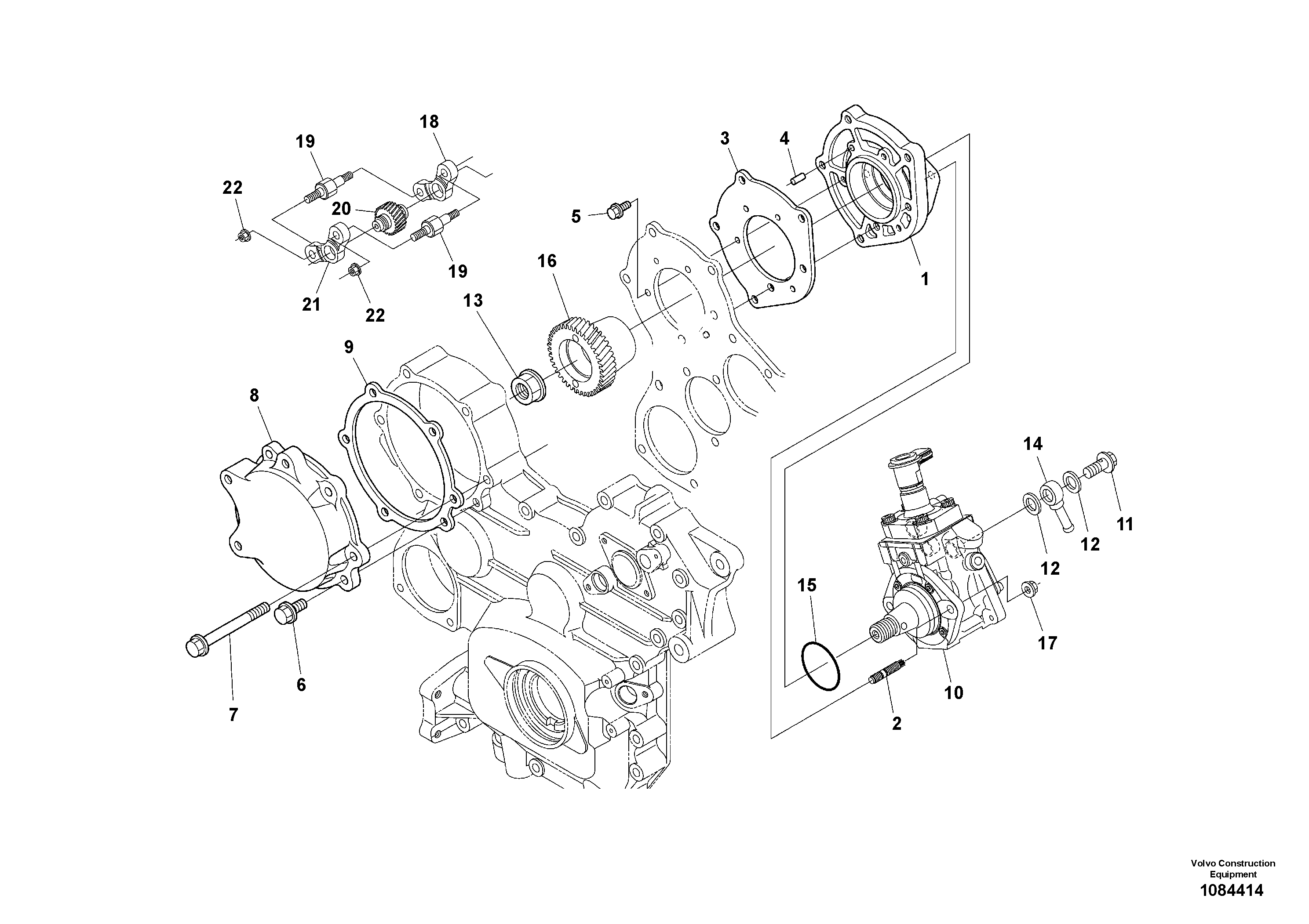 Pierce Nut VOE22771041 VOLVO