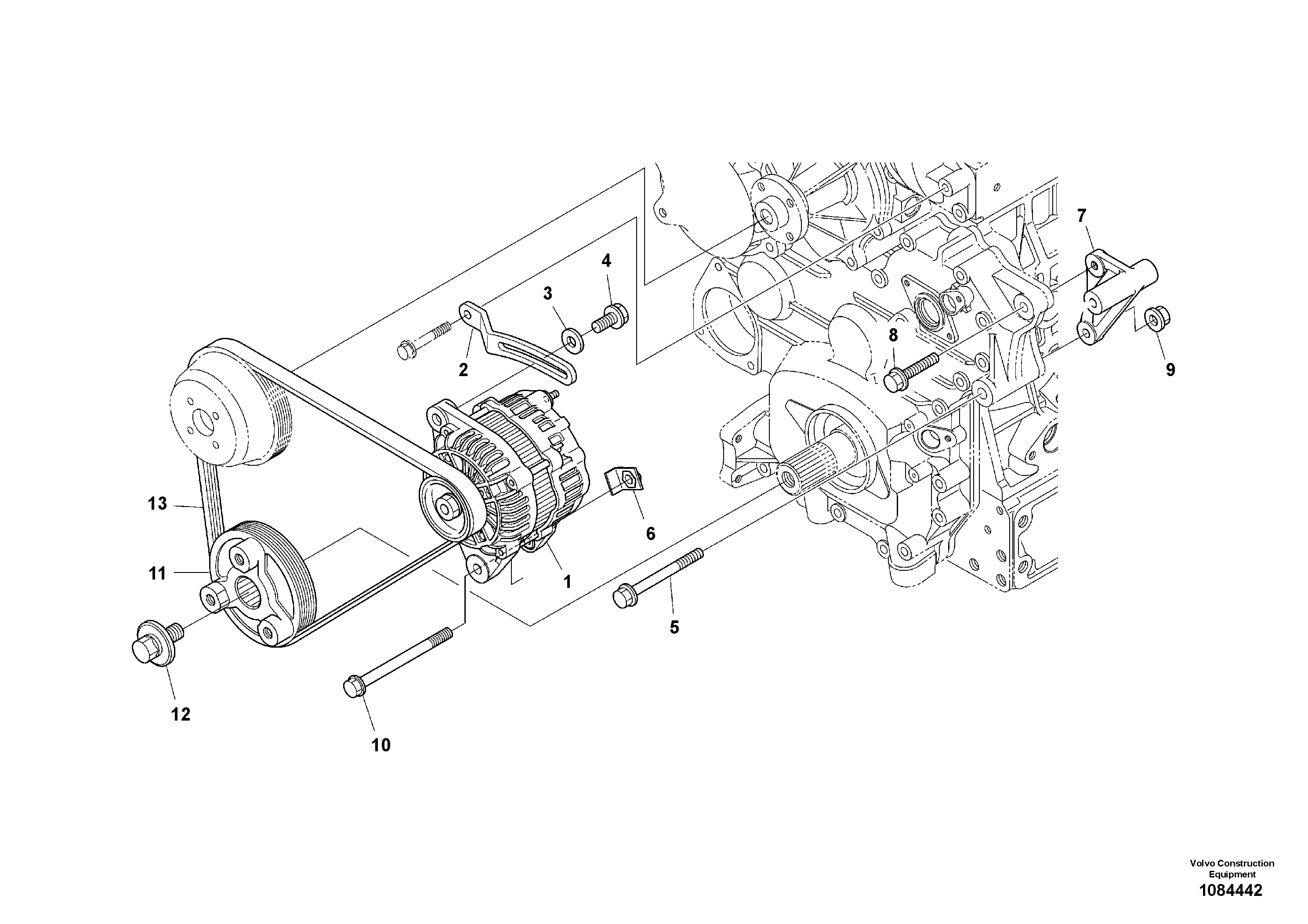 Screw, flange VOE22773199 VOLVO
