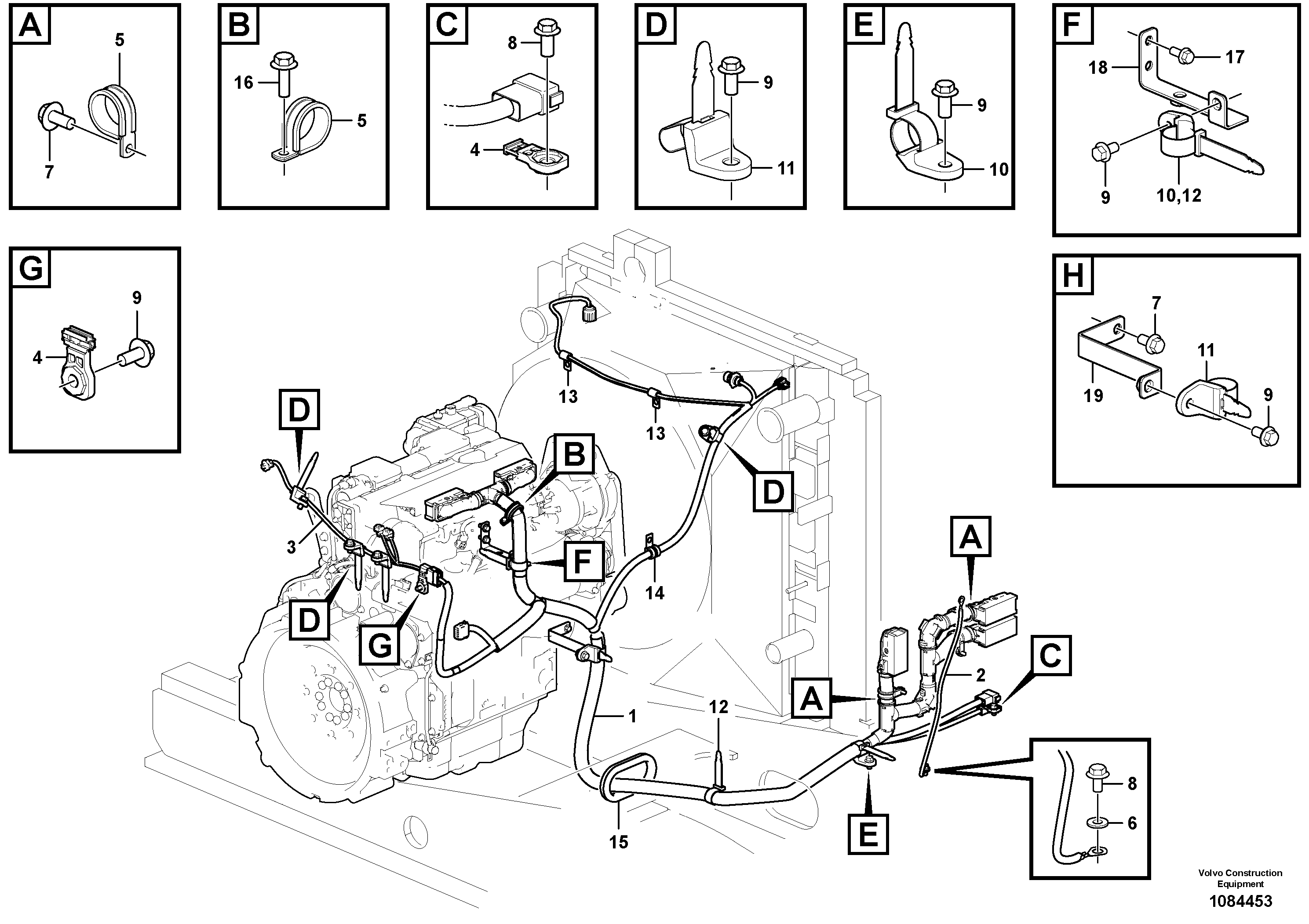 Seat frame VOE14642019 VOLVO