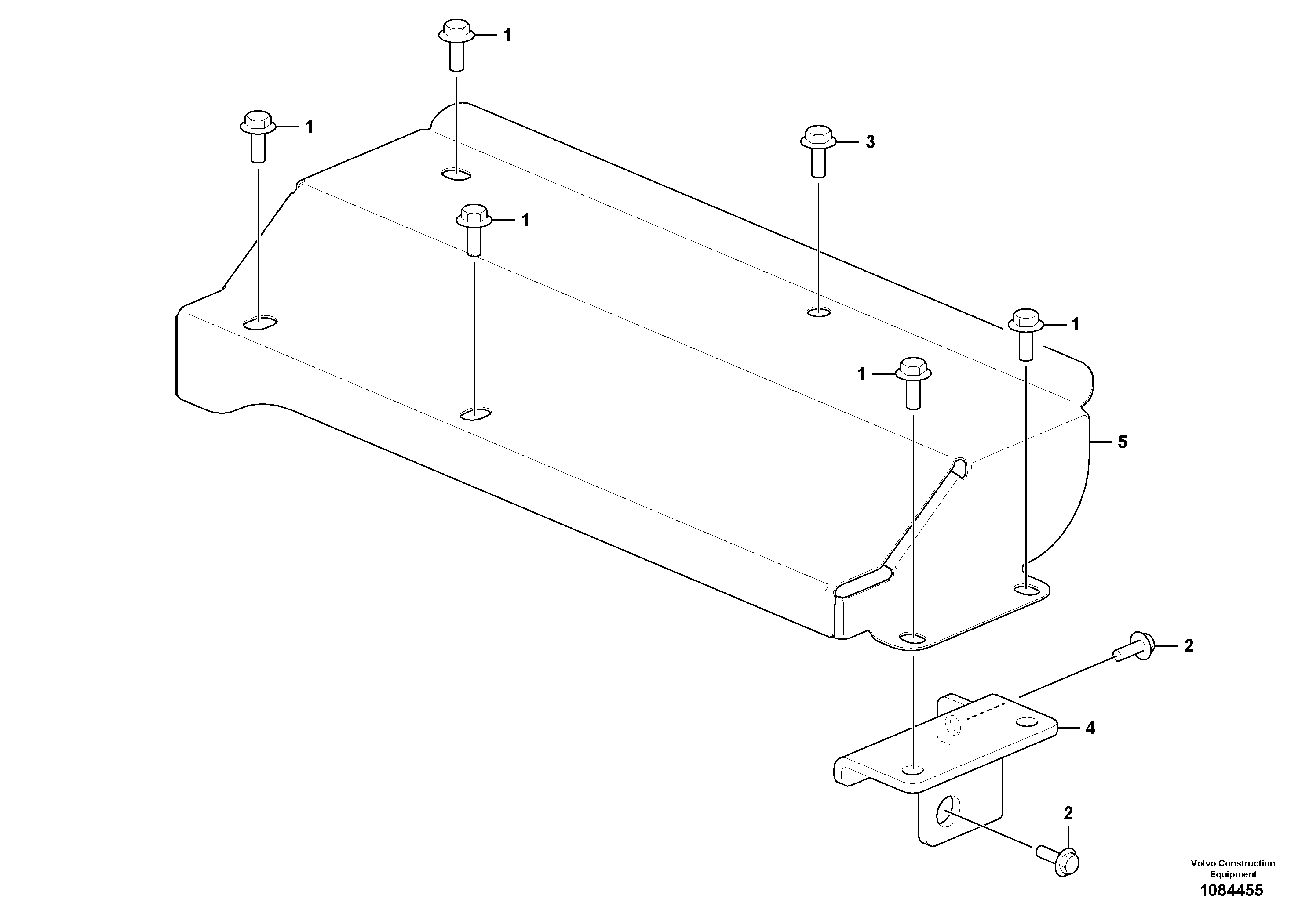 Seat frame VOE21990474 VOLVO