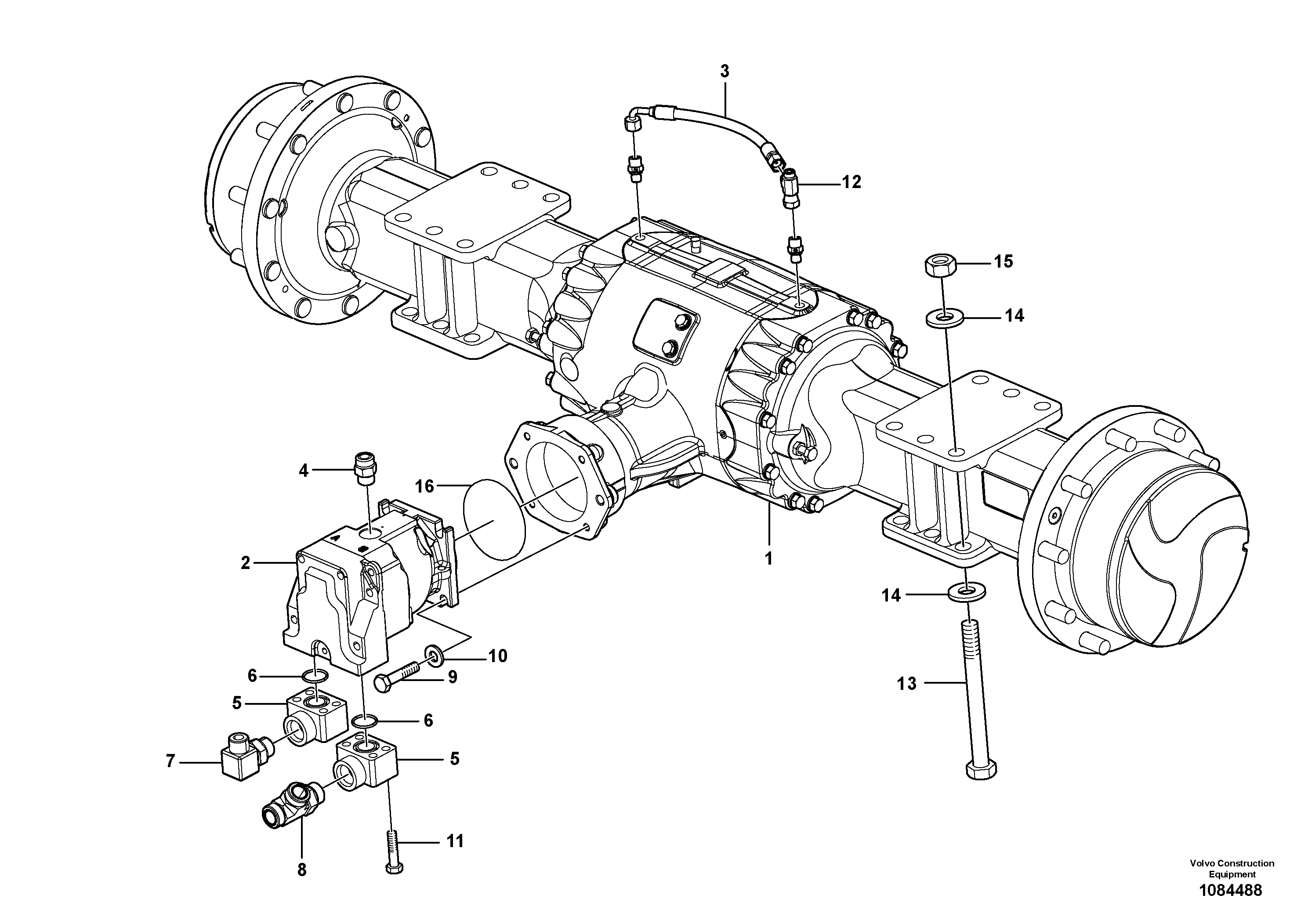 Valve Assembly, Stop VOE12791226 VOLVO