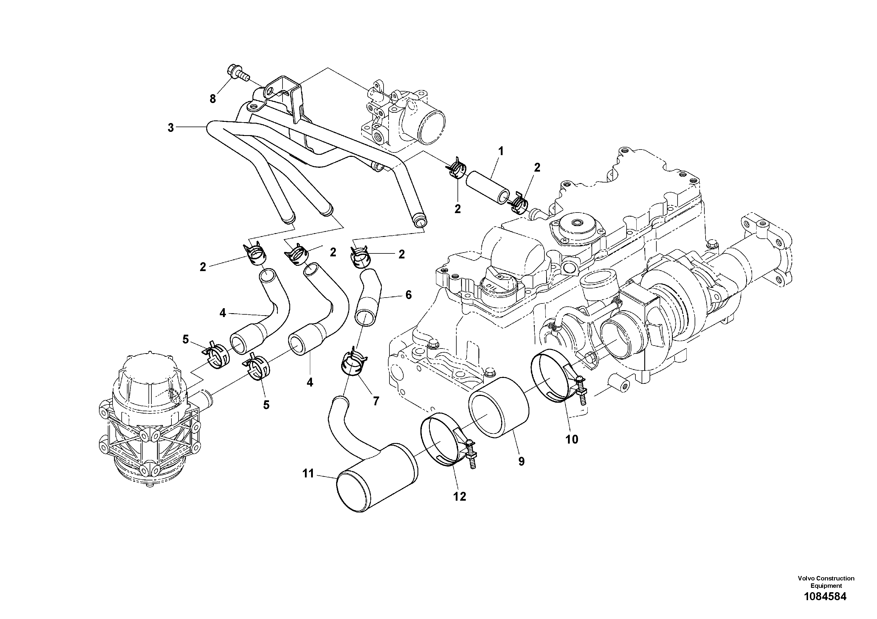 Промежуточная шестерня VOE22774725 VOLVO