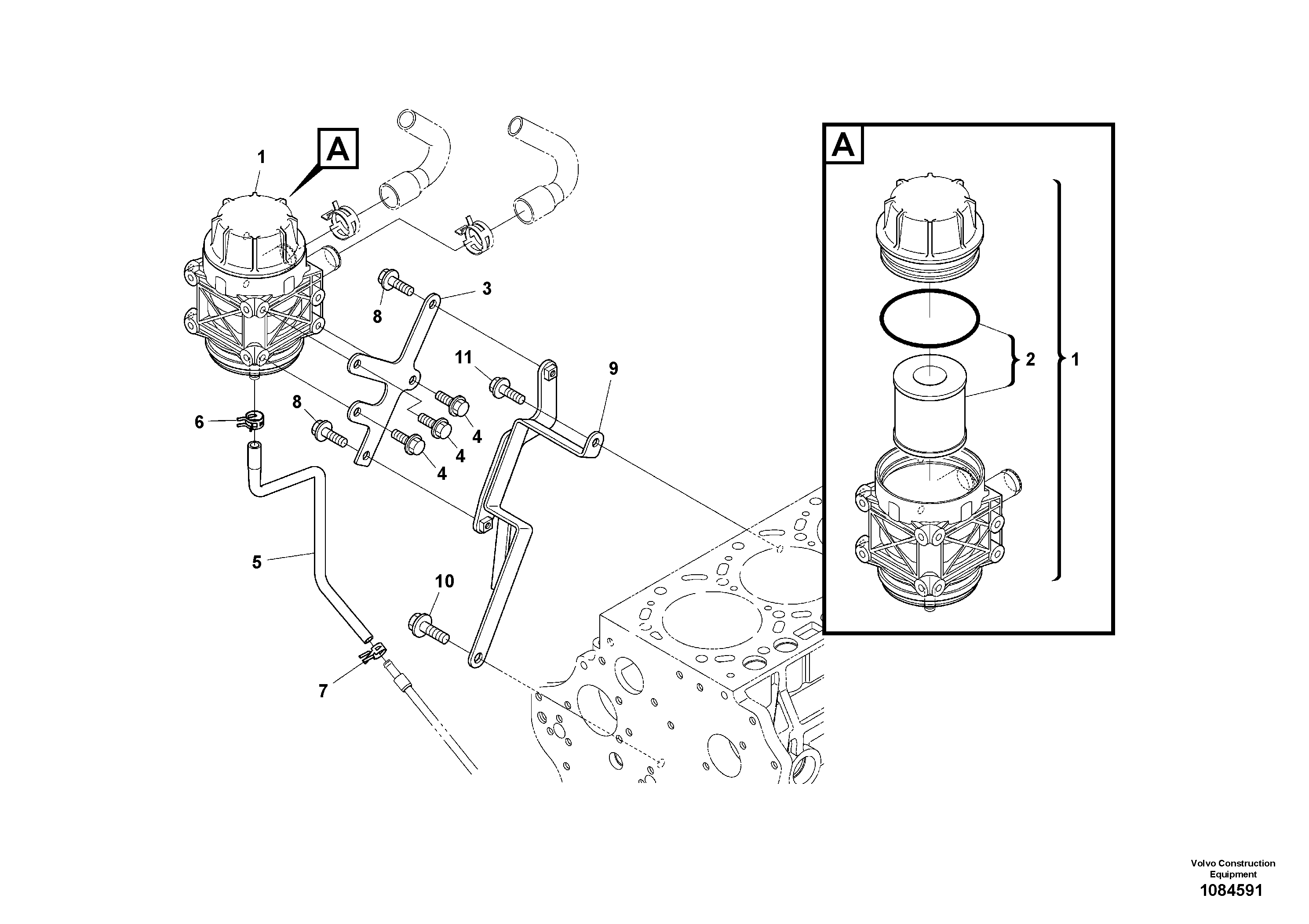 Fuel miser valve VOE22774710 VOLVO
