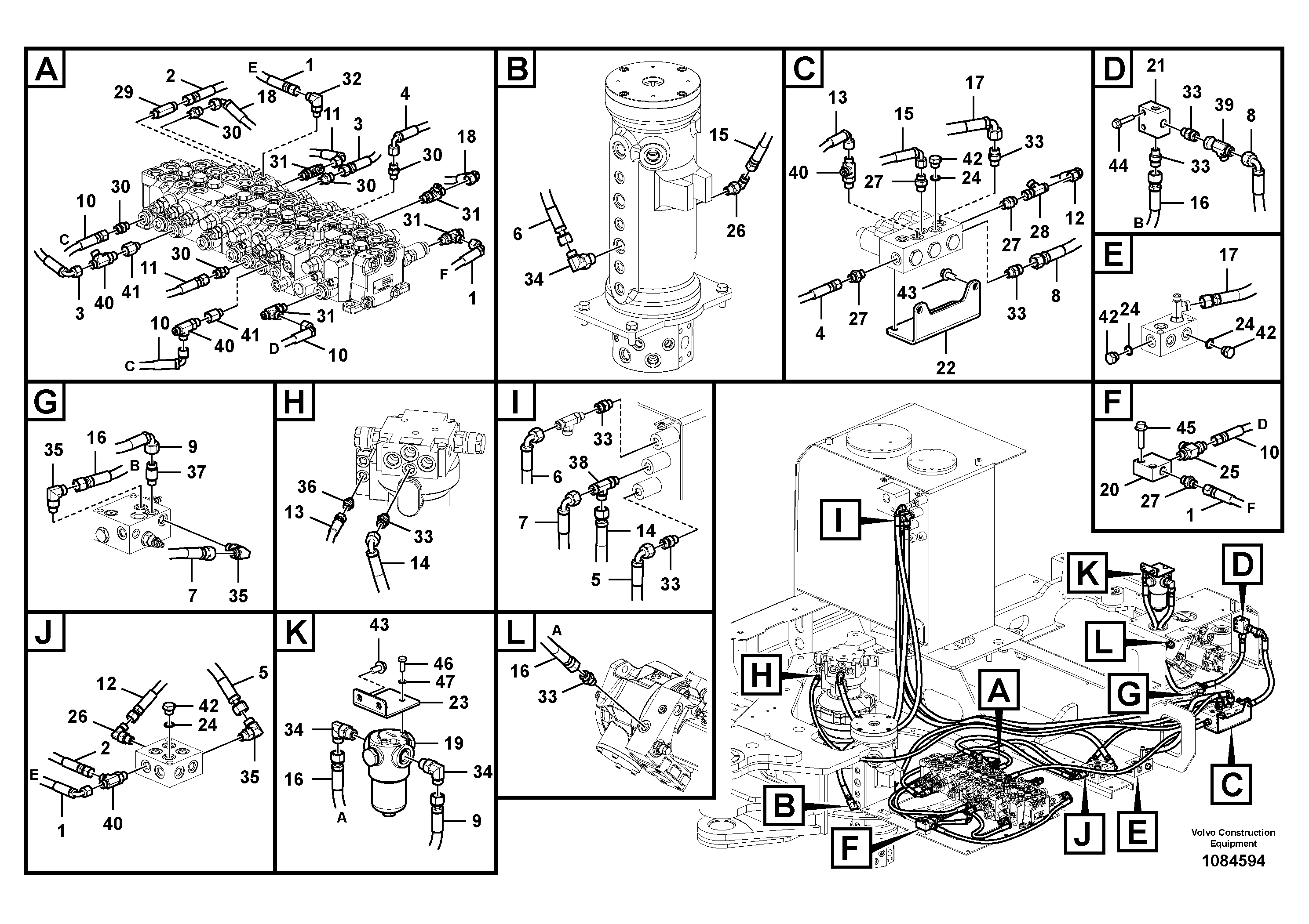 Bracket VOE14608548 VOLVO