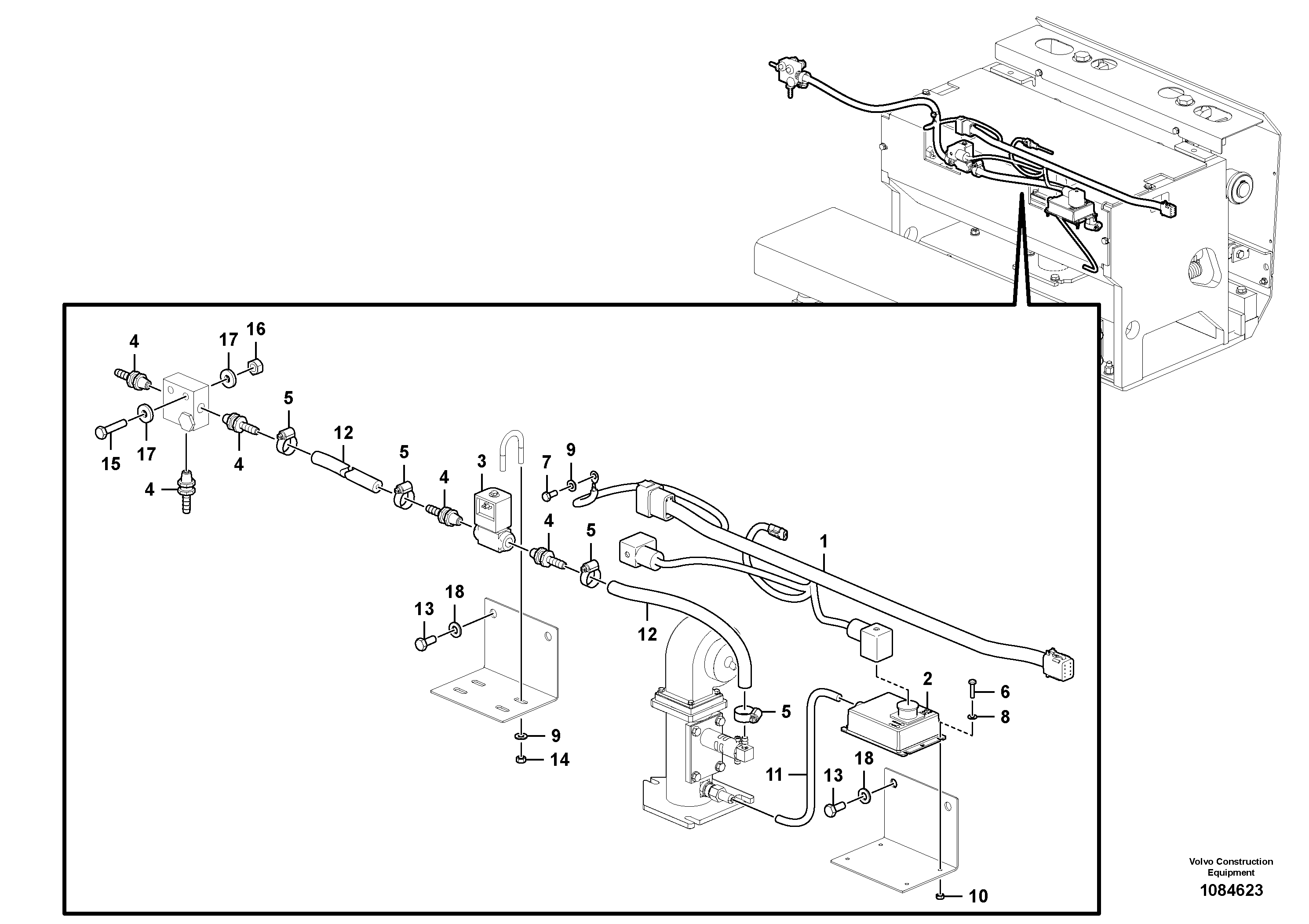 Support Leg VOE12809551 VOLVO