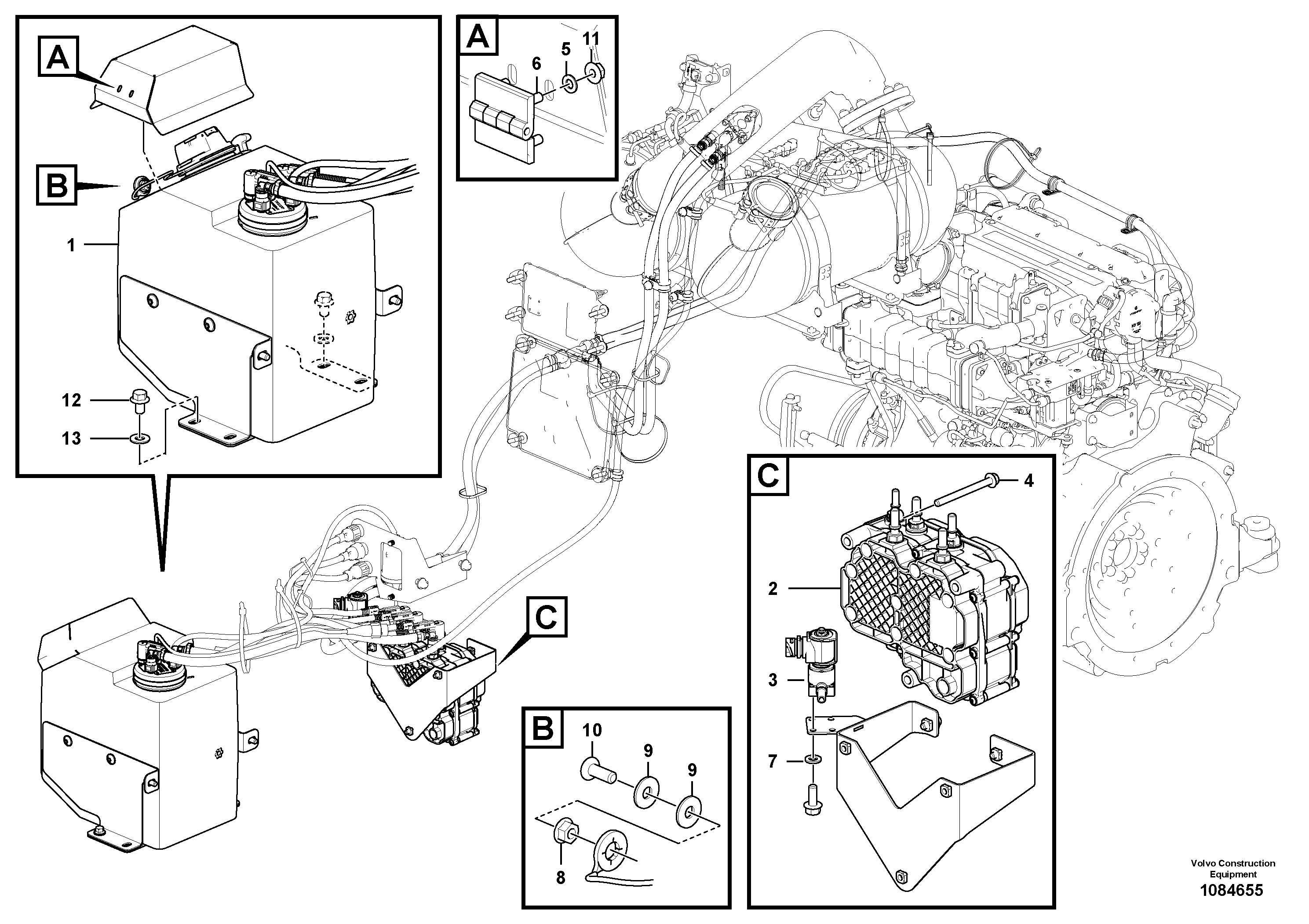 Locking Plate VOE15234907 VOLVO