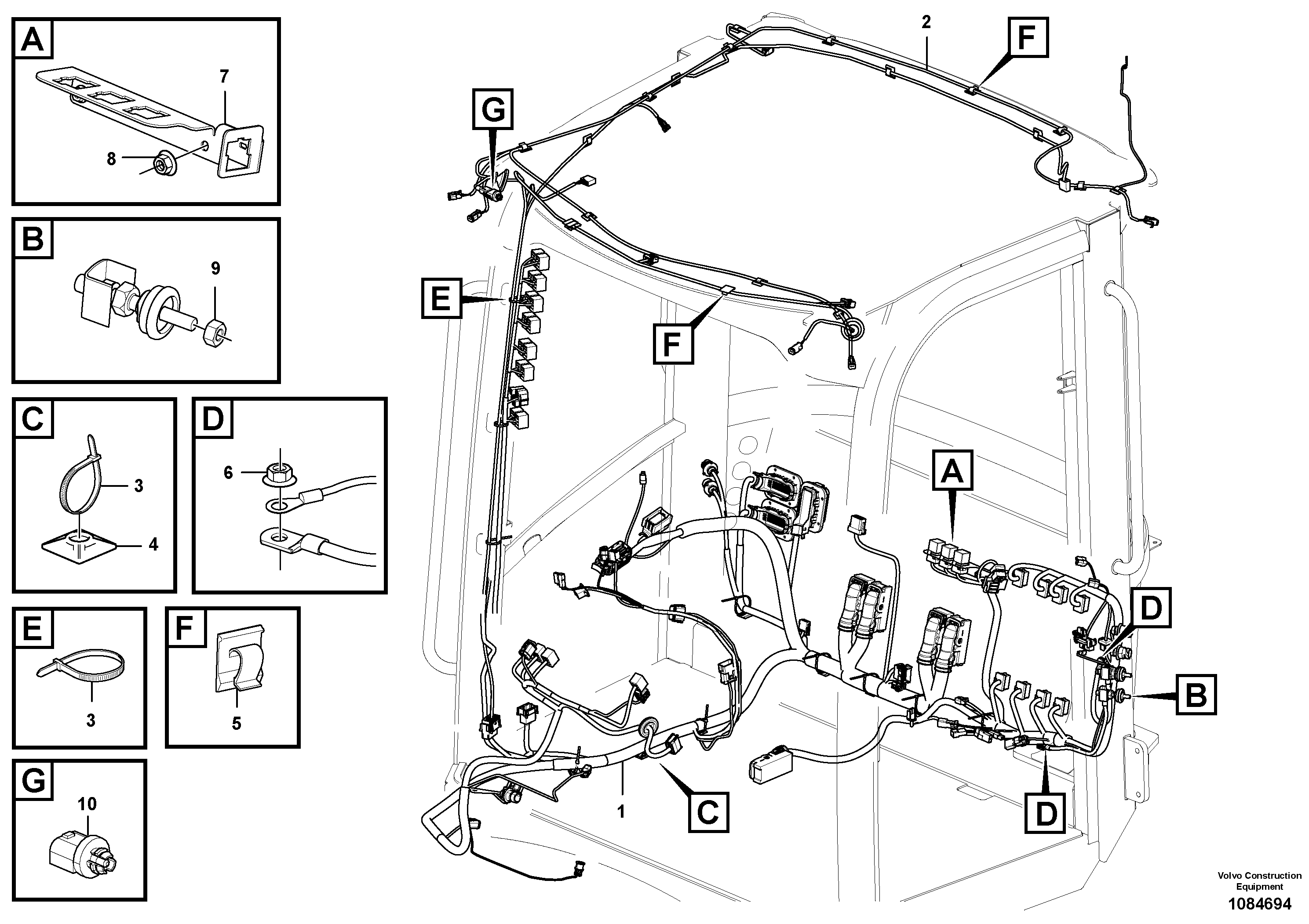 Support Leg VOE15232121 VOLVO