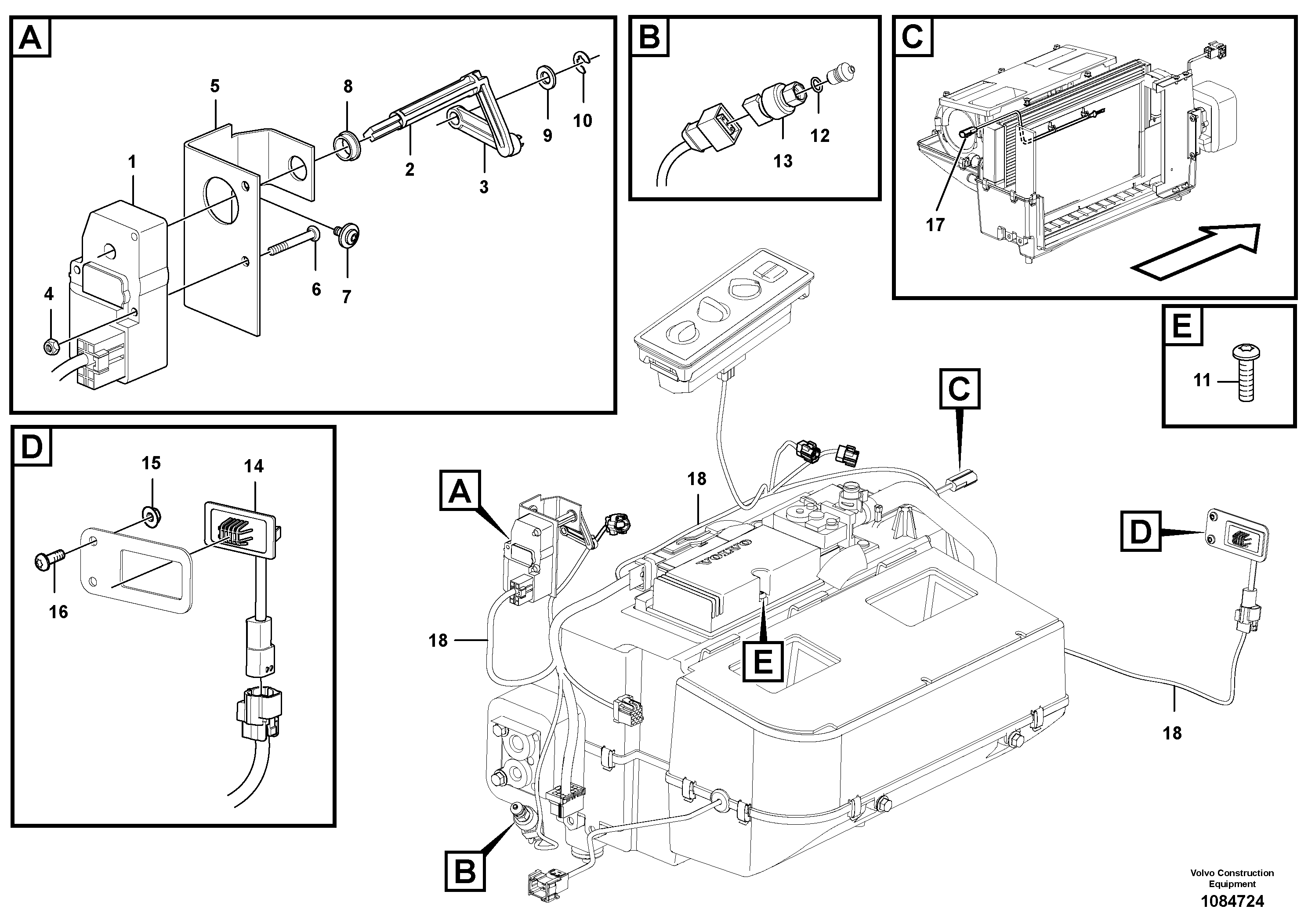 Support Leg TEL/VOE15232188 VOLVO