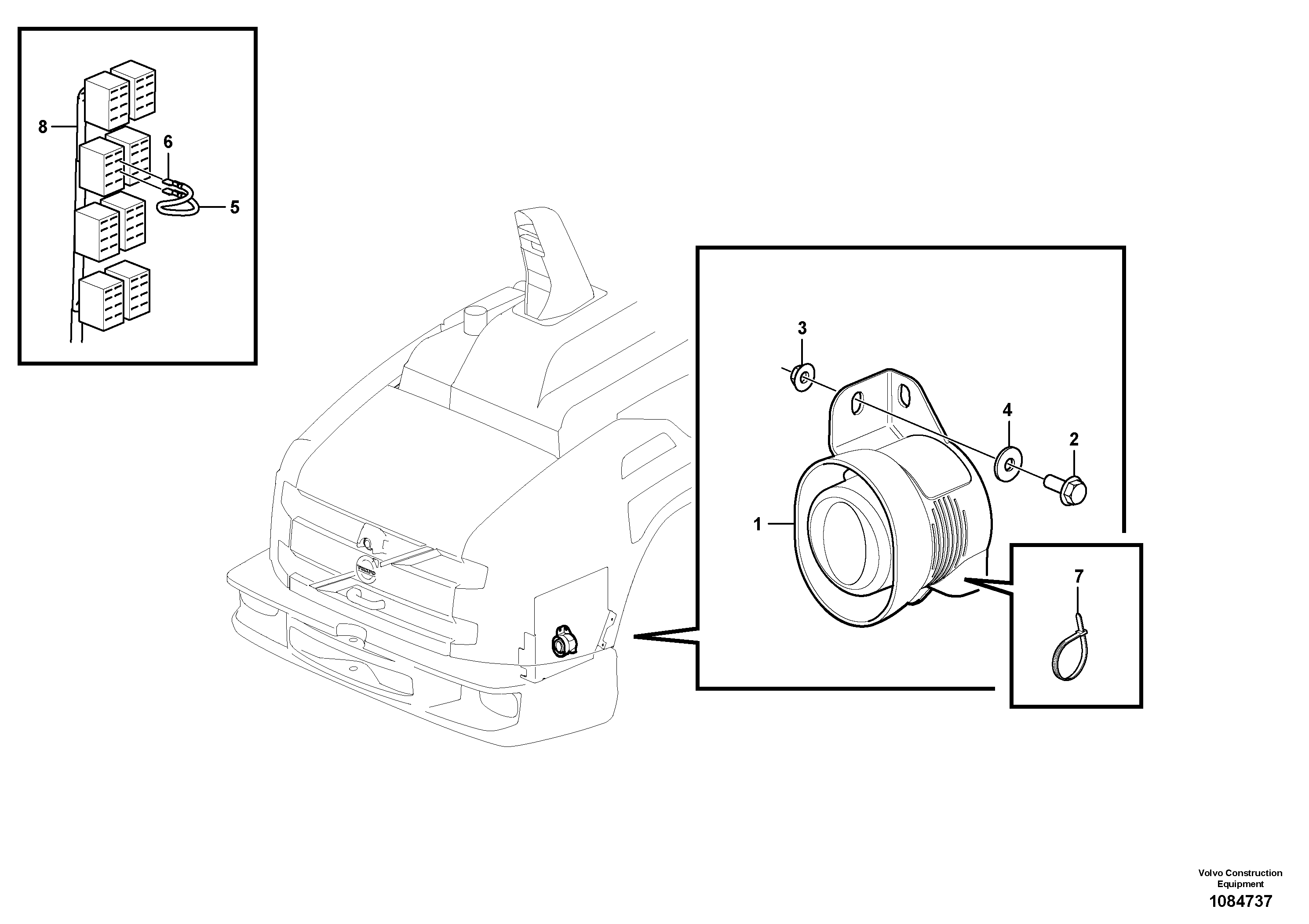Support Section VOE948507 VOLVO