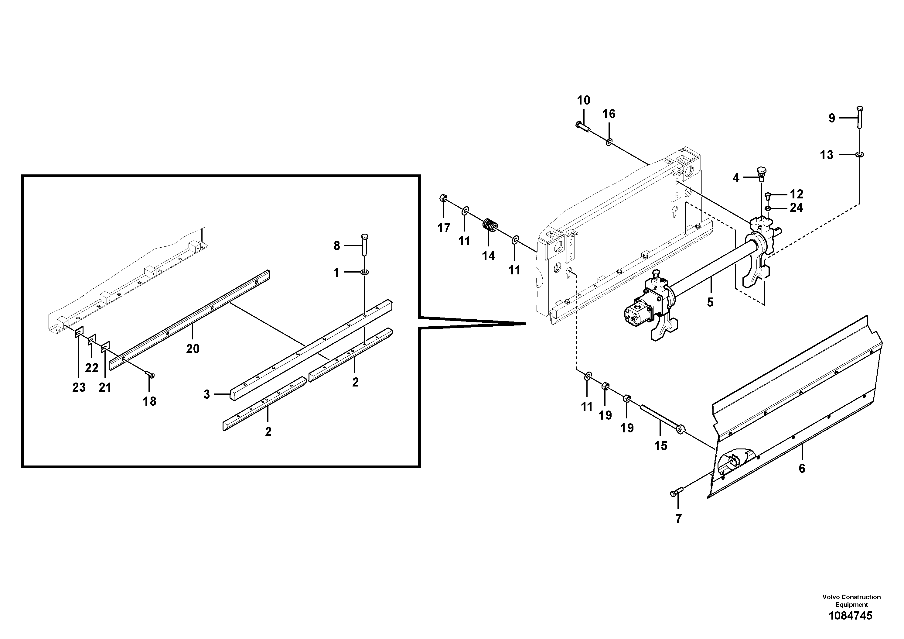 R Window Wiper RM/VOE12795343 VOLVO