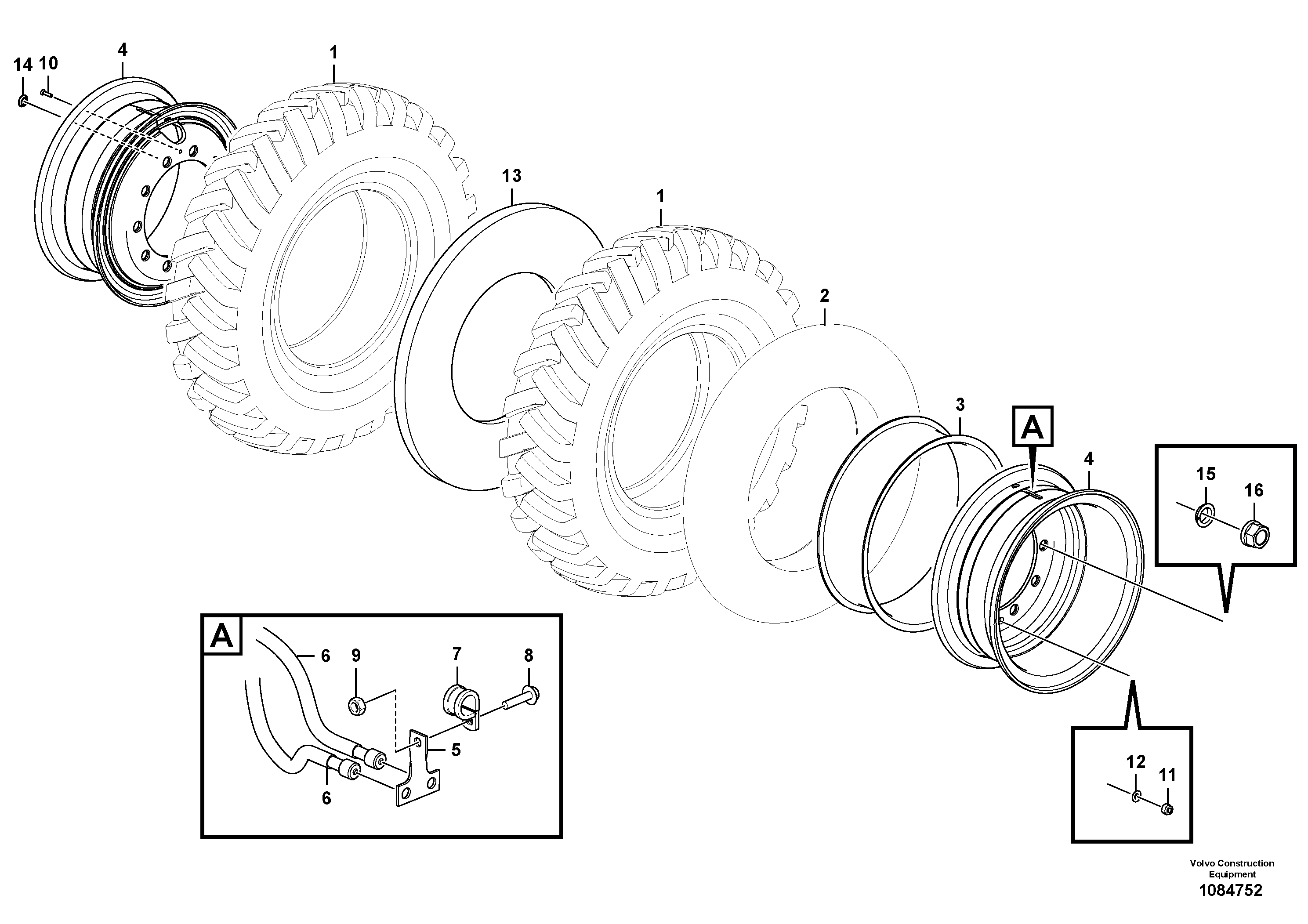 Mn Bearing Part VOE14699740 VOLVO