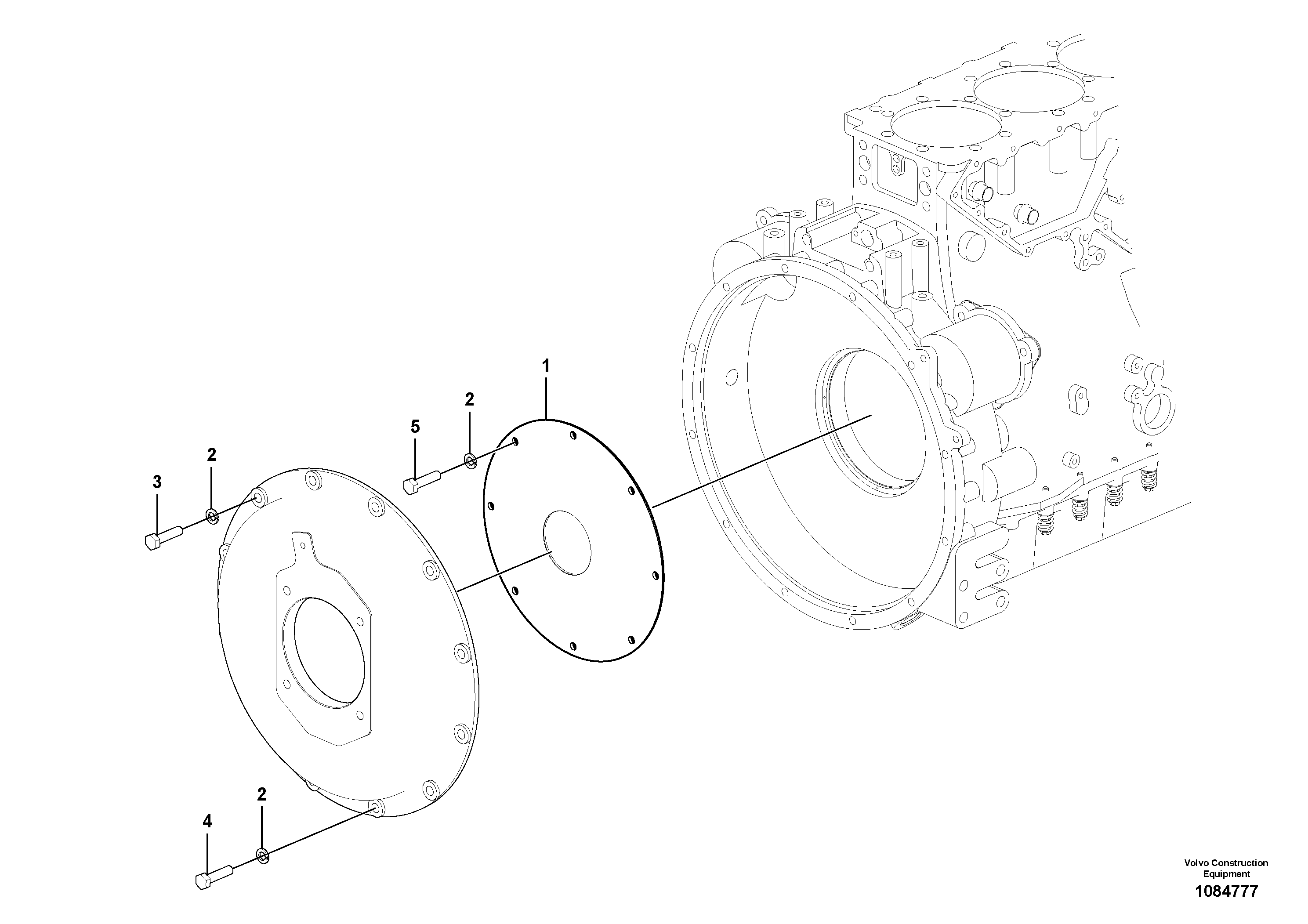 Mounting rail VOE993063 VOLVO