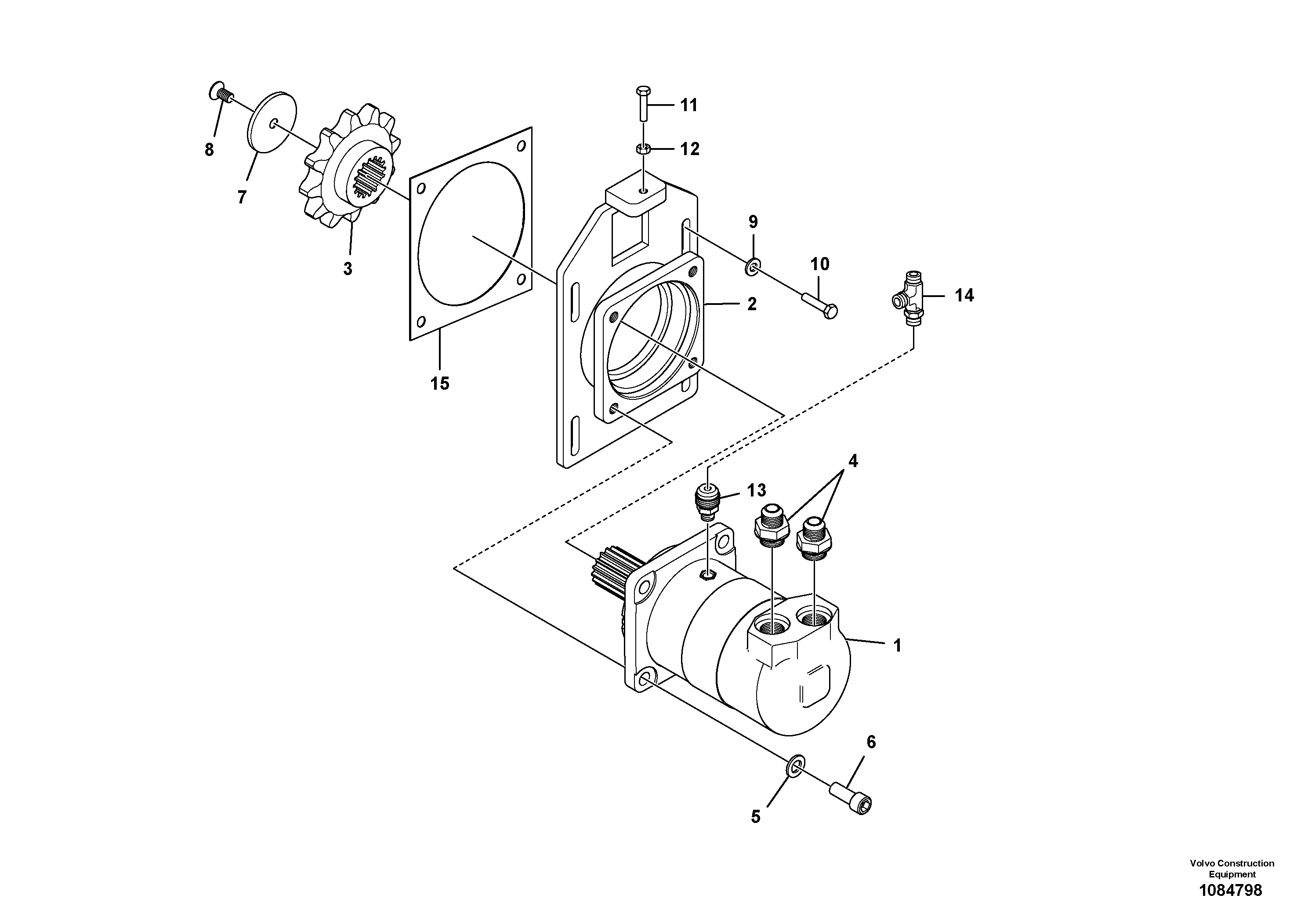 Seat frame VOE12780268 VOLVO