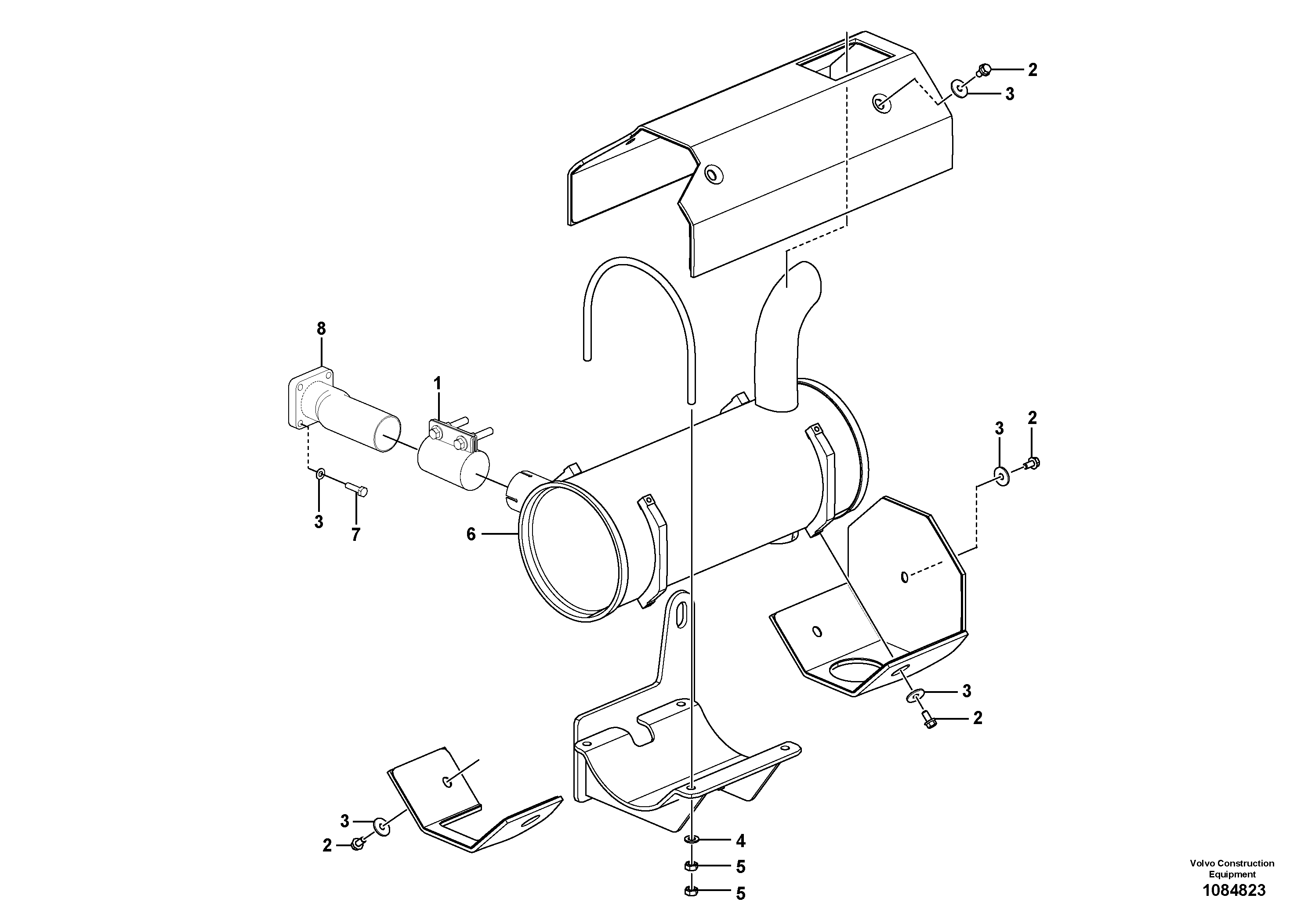 Axle Casing VOE14692553 VOLVO