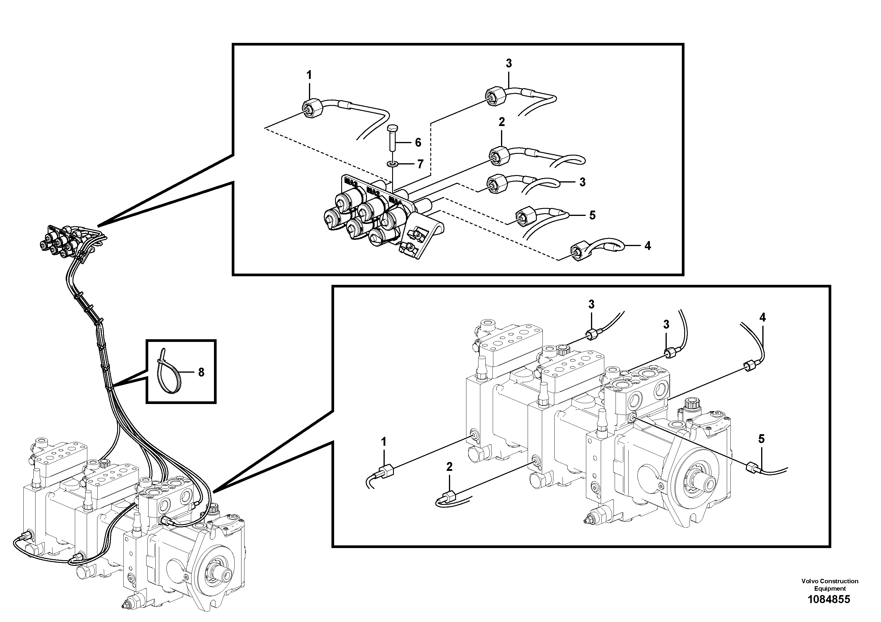 Timing gear casing VOE12820385 VOLVO