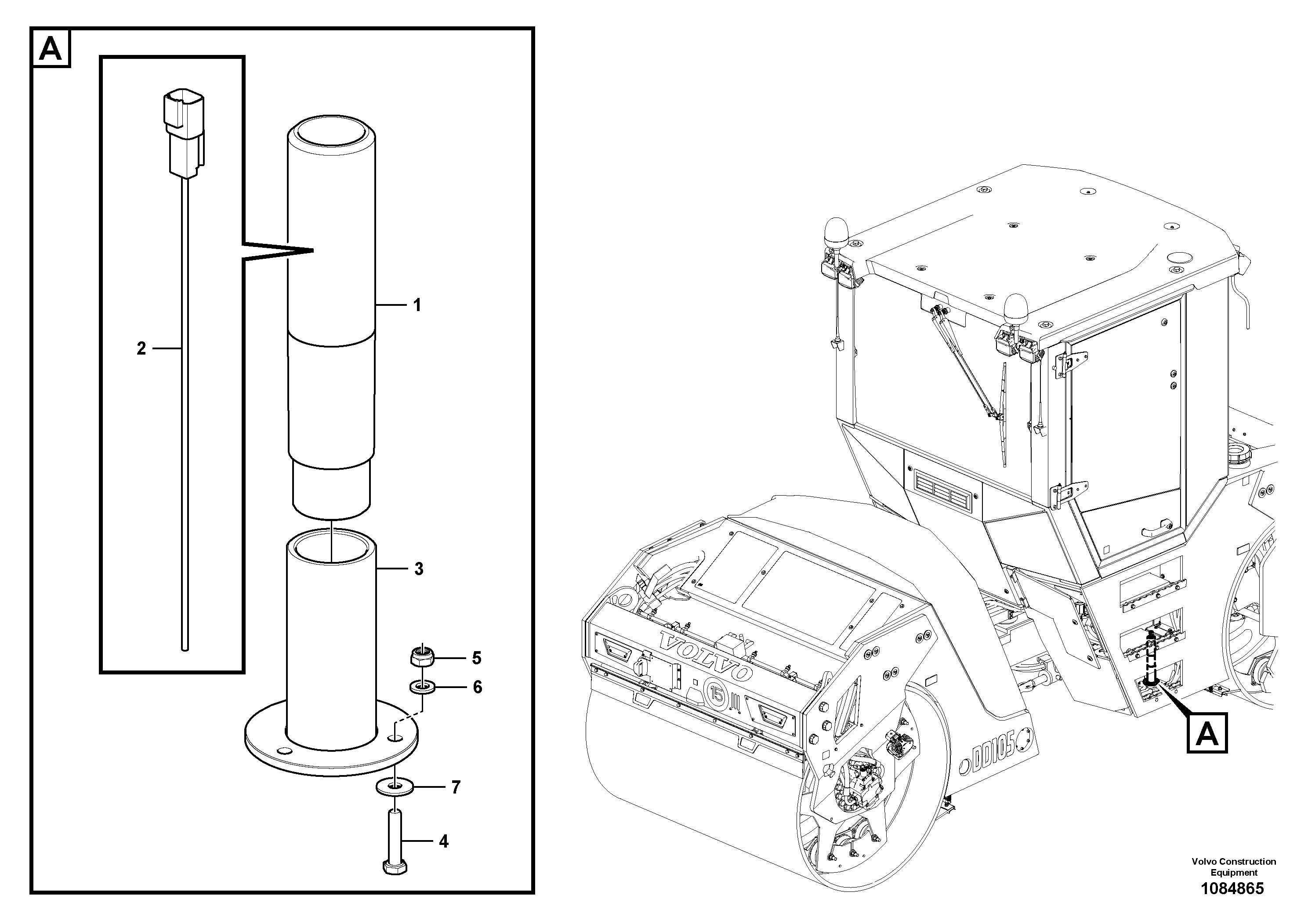 Support Leg VOE12811031 VOLVO