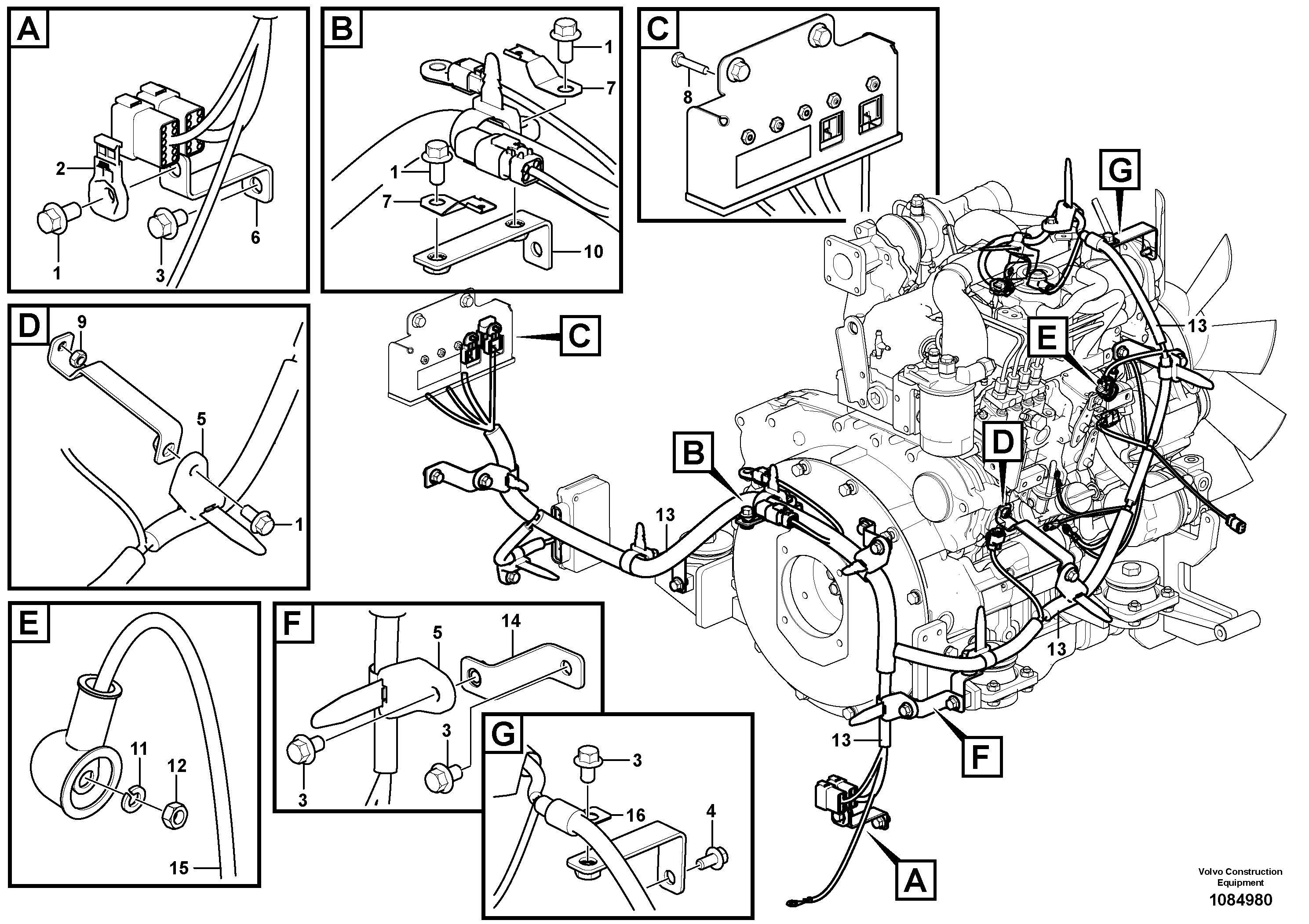 Seat frame VOE14709451 VOLVO